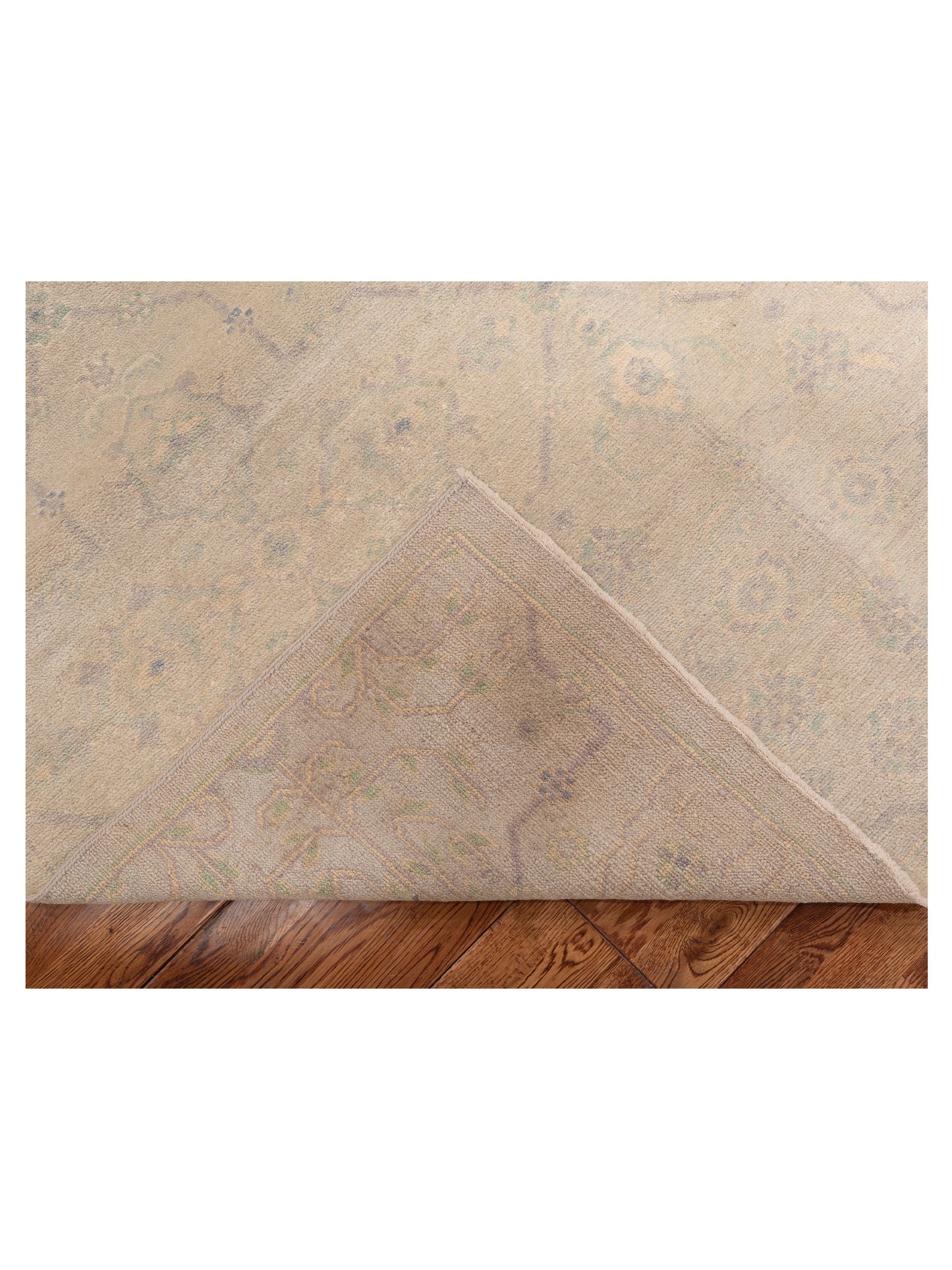 Andalusia 153665 Silver Green 7.11x9.9 Hand Knotted Rug