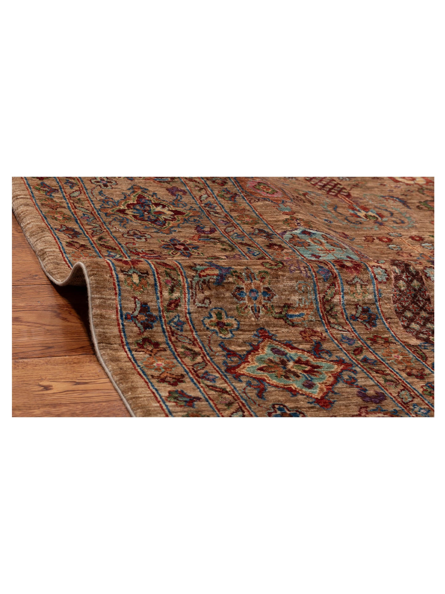 Sultan 153691 Brown Brown 8.4x10.11 Hand Knotted Rug