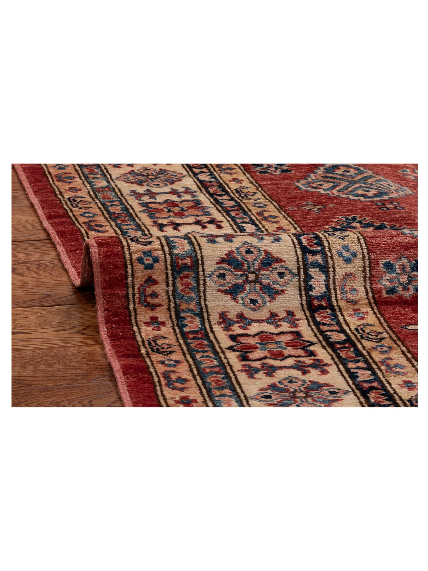Kars 153732 Red Ivory 4.11x6.8 Hand Knotted Rug