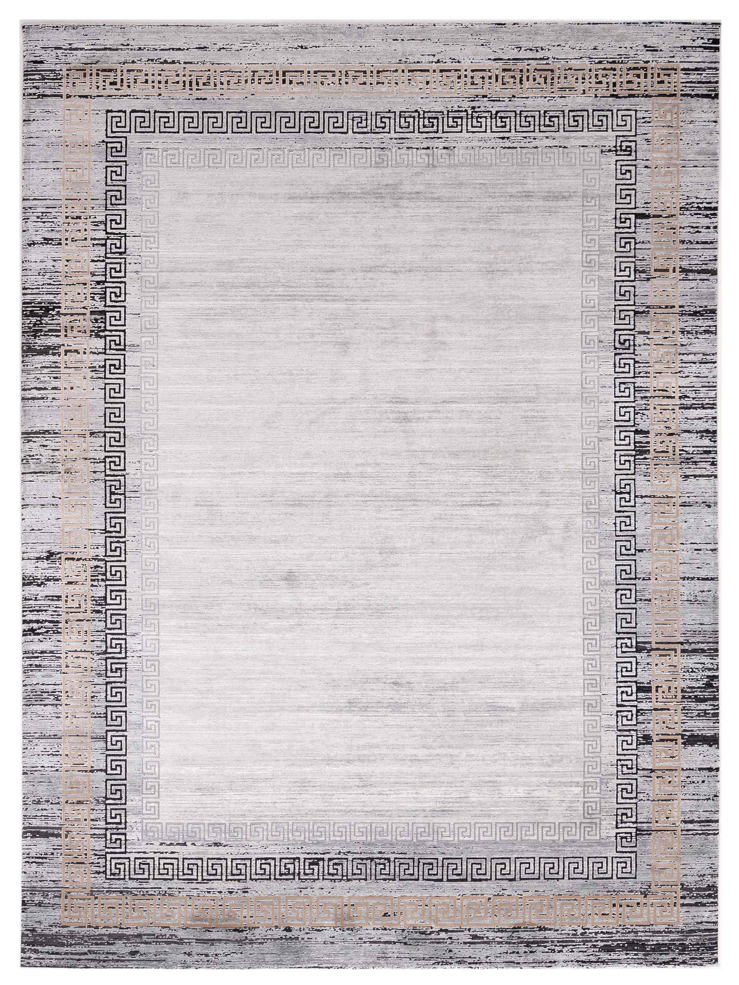 Bergamo Palermo Silver Charcoal Contemporary