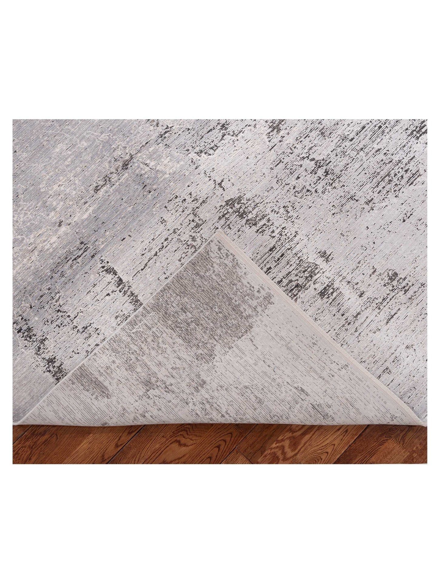 Palermo 153815 Silver Gray 8x10 Machine Made Rug