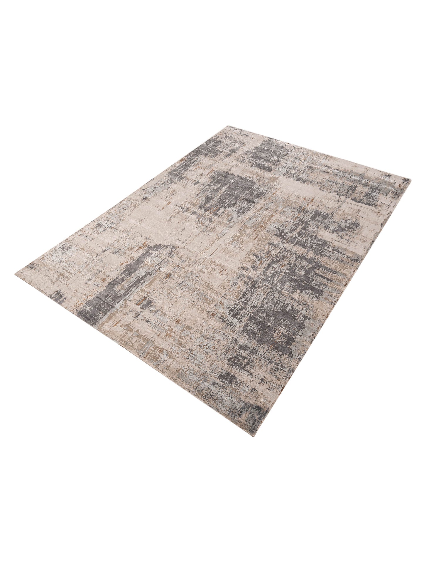 Tibetino 153843 Beige Gray 10x14.1 Hand Knotted Rug