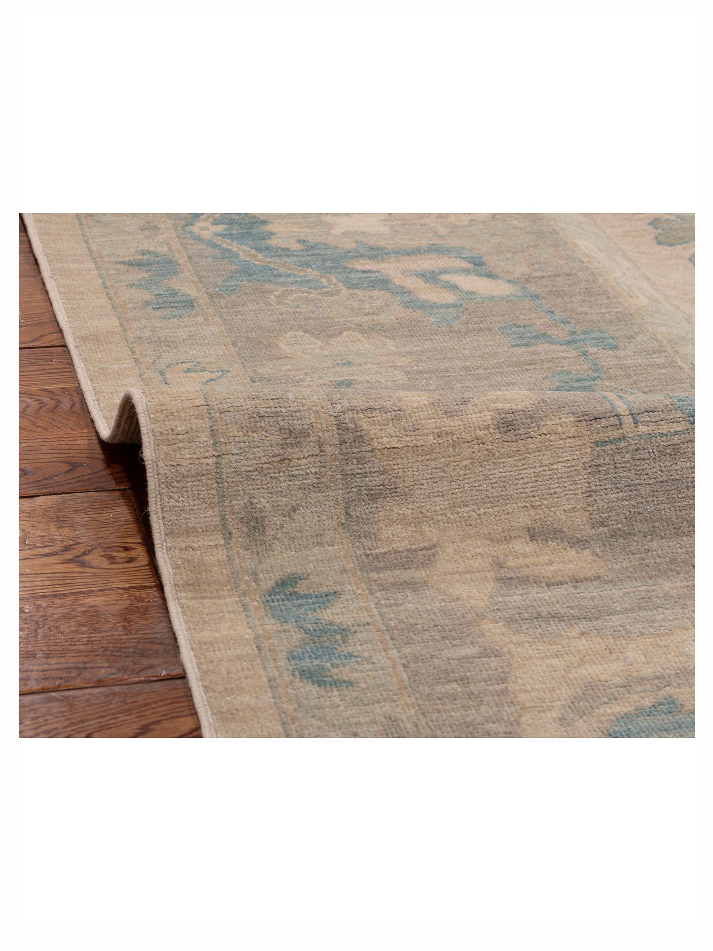 Laila 153943 Ivory Gray 8.11x11.3 Hand Knotted Rug