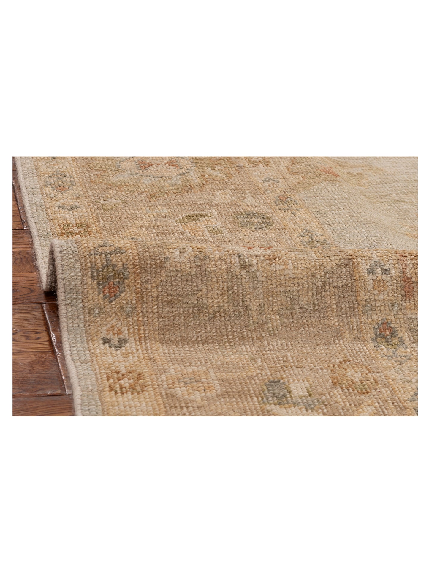 Angora Oushak 153959 Blue Brown 8.2x10.6 Hand Knotted Rug