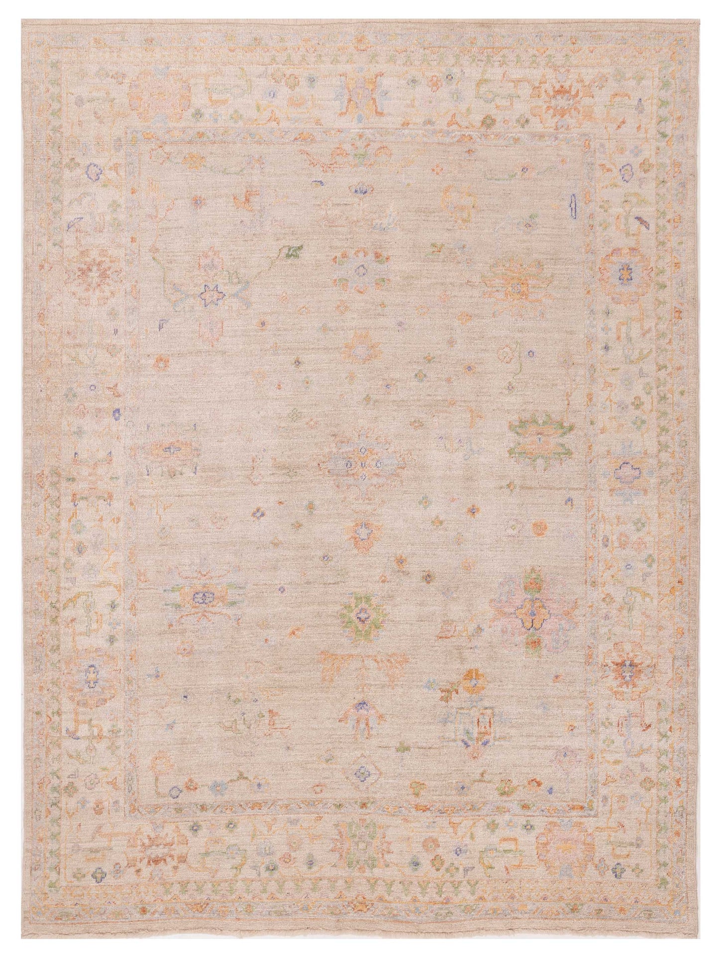 Anadol Angora Oushak Beige Beige Traditional