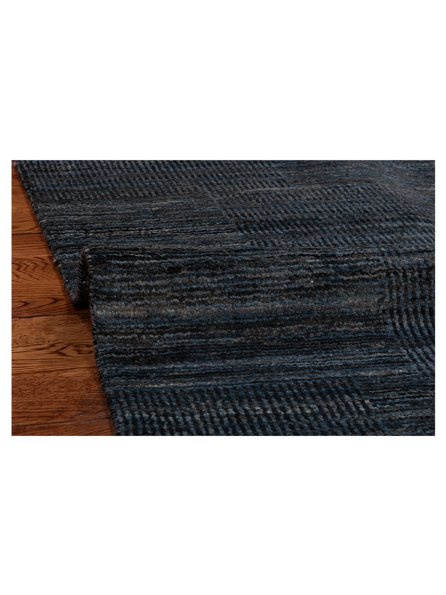 Tibetino 154002 Blue Brown 5.10x9.2 Hand Knotted Rug