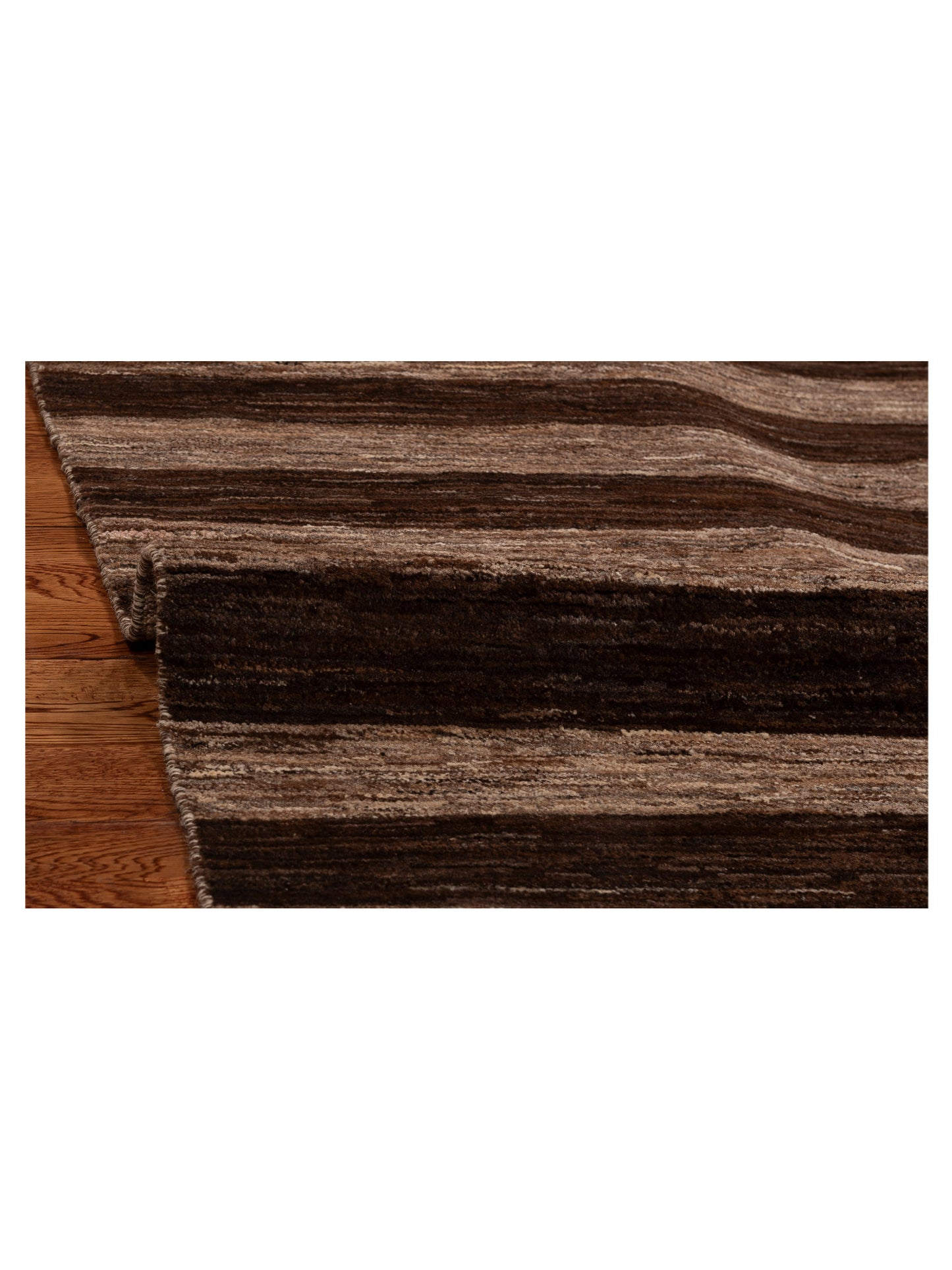 Tibetino 154003 Brown Beige 5.5x7.11 Hand Knotted Rug