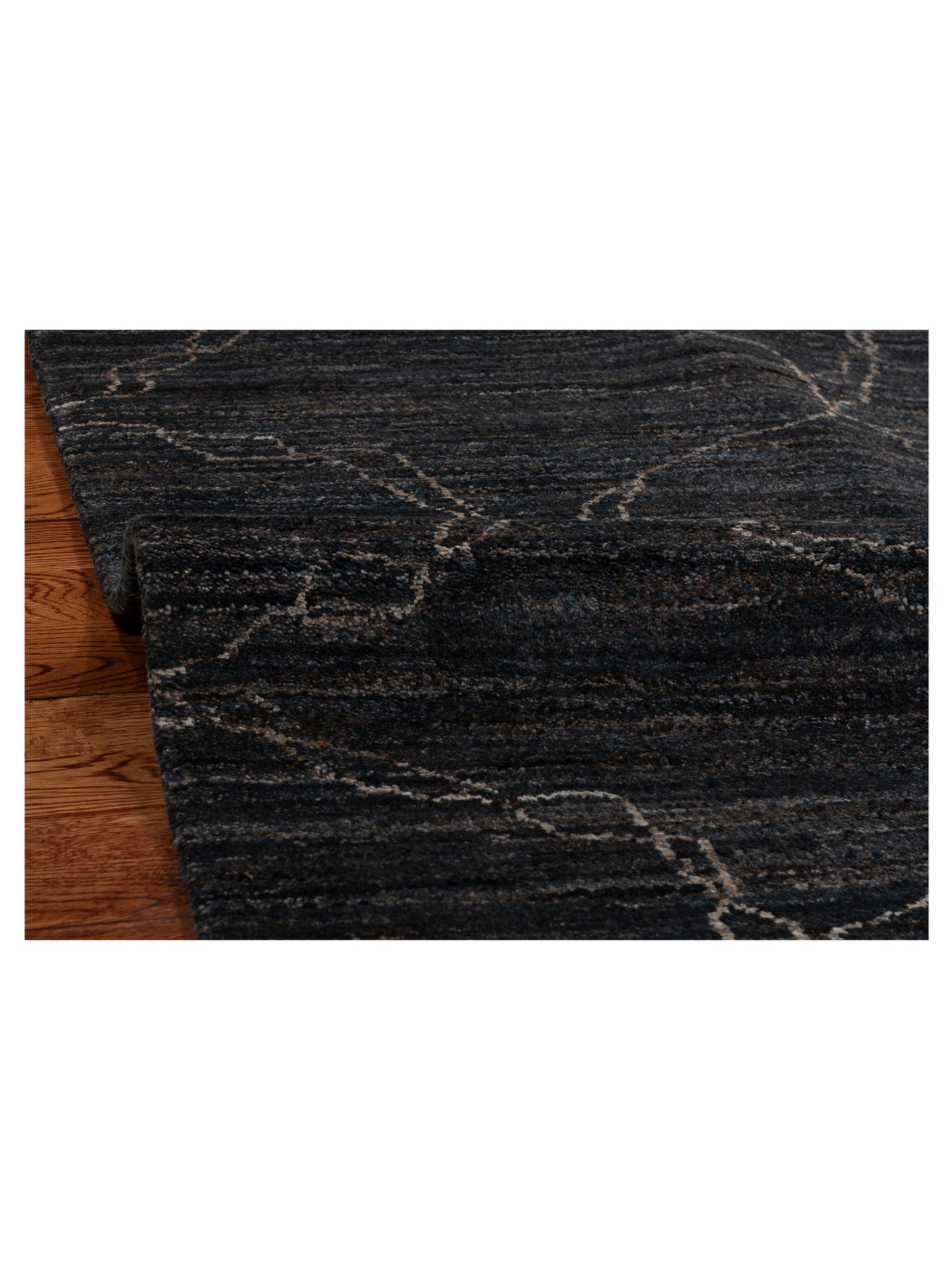 Tibetino 154005 Blue Blue 6x8.8 Hand Knotted Rug