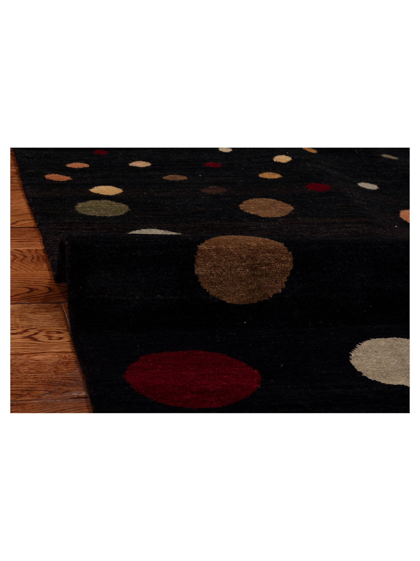Tibetino 154010 Black Black 6x8.10 Hand Knotted Rug
