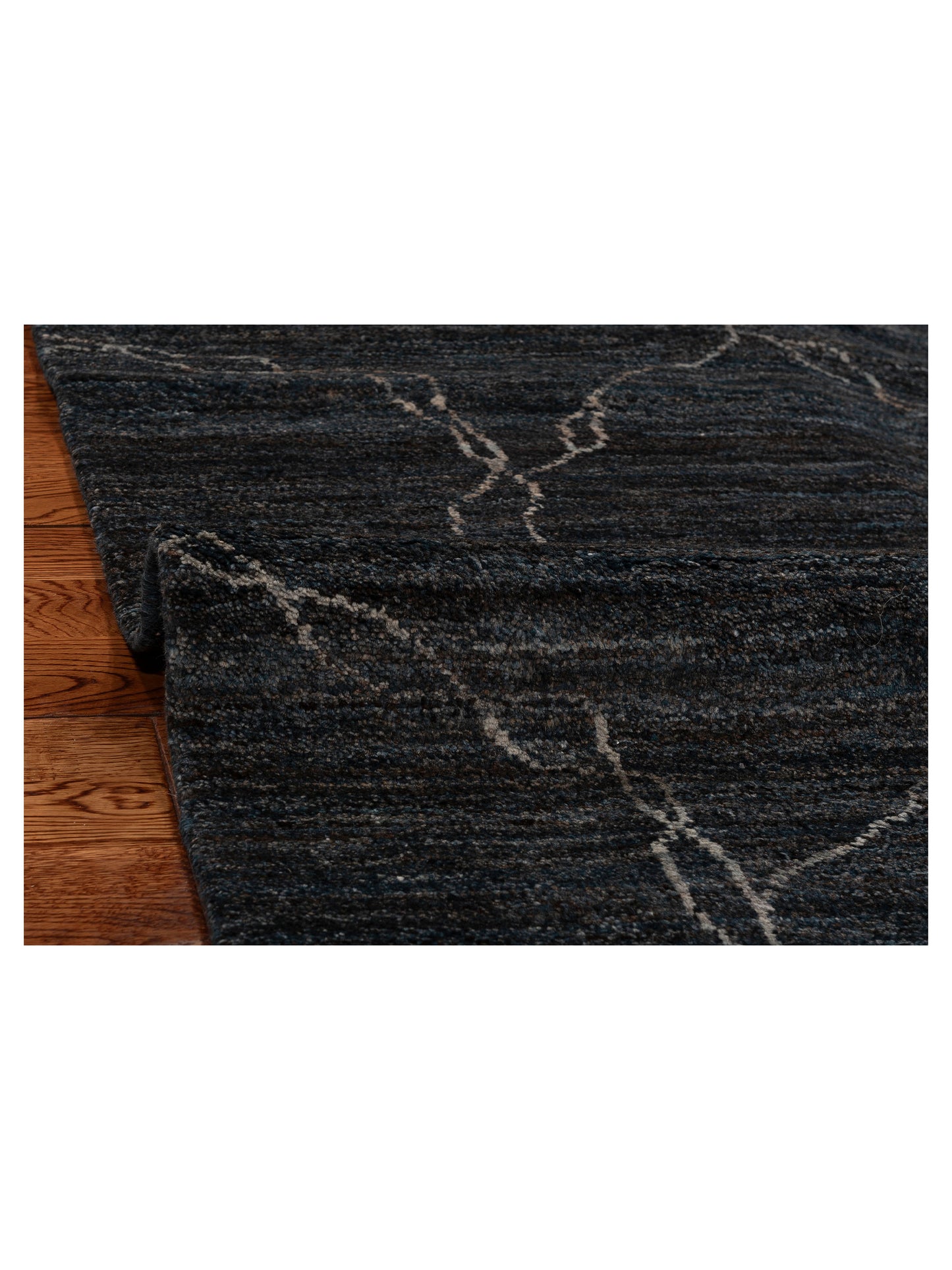 Tibetino 154015 Blue Blue 5.3x8 Hand Knotted Rug