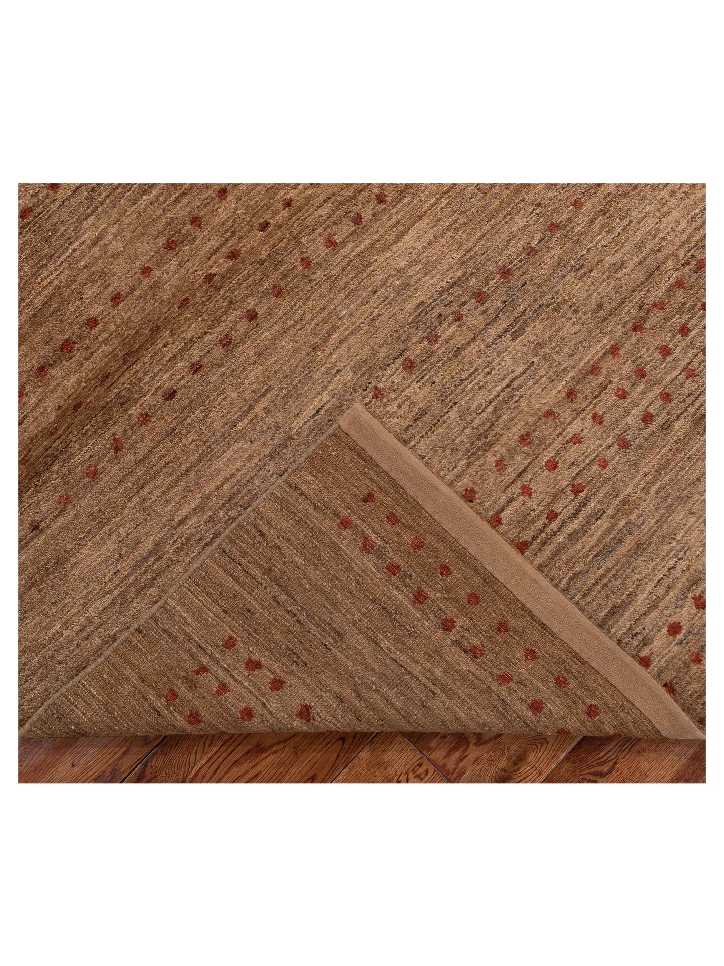 Tibetino 154030 Brown Brown 4.5x6.1 Hand Knotted Rug