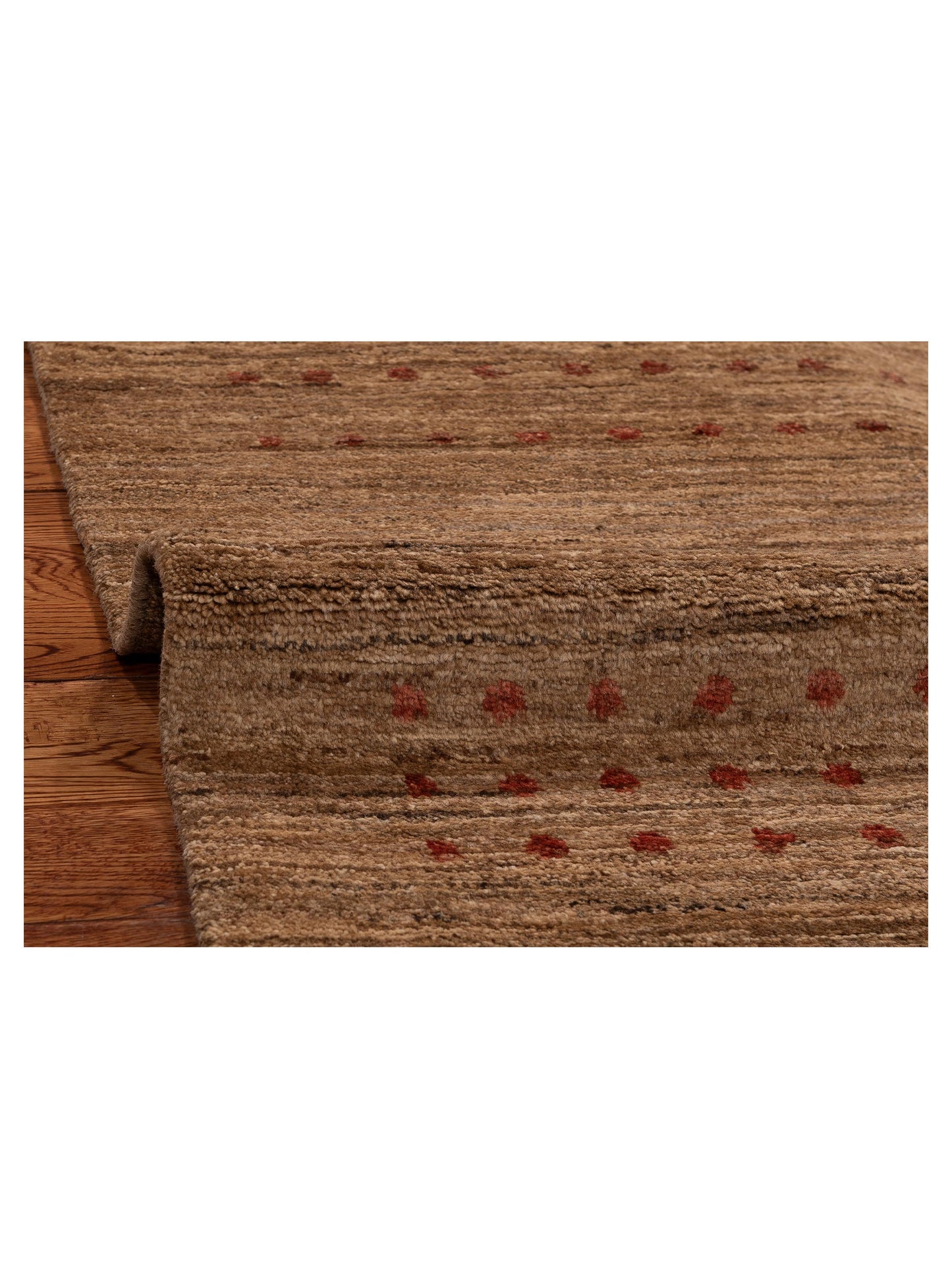 Tibetino 154030 Brown Brown 4.5x6.1 Hand Knotted Rug