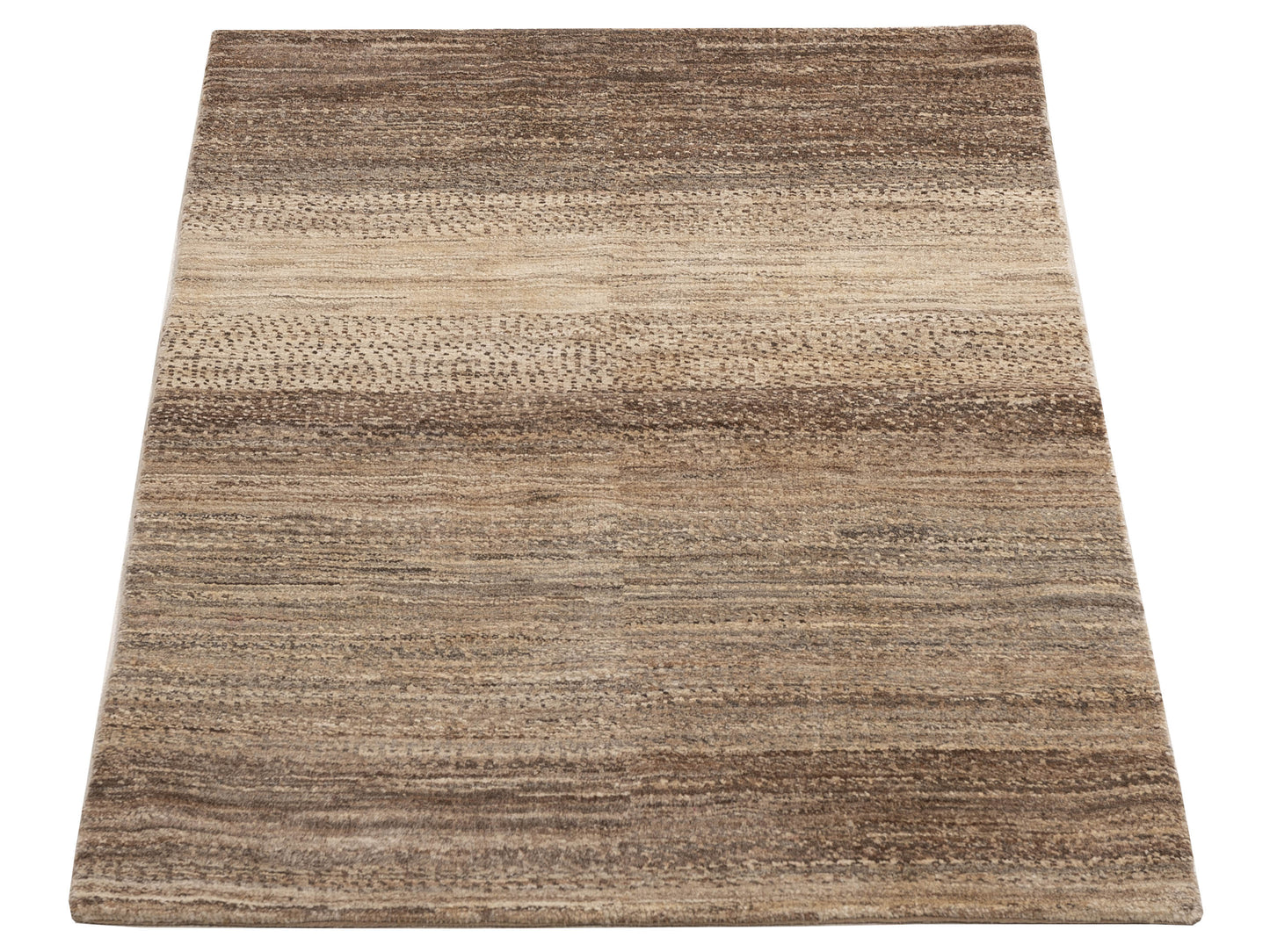 Tibetino 154034 Brown Brown 3x5.2 Hand Knotted Rug