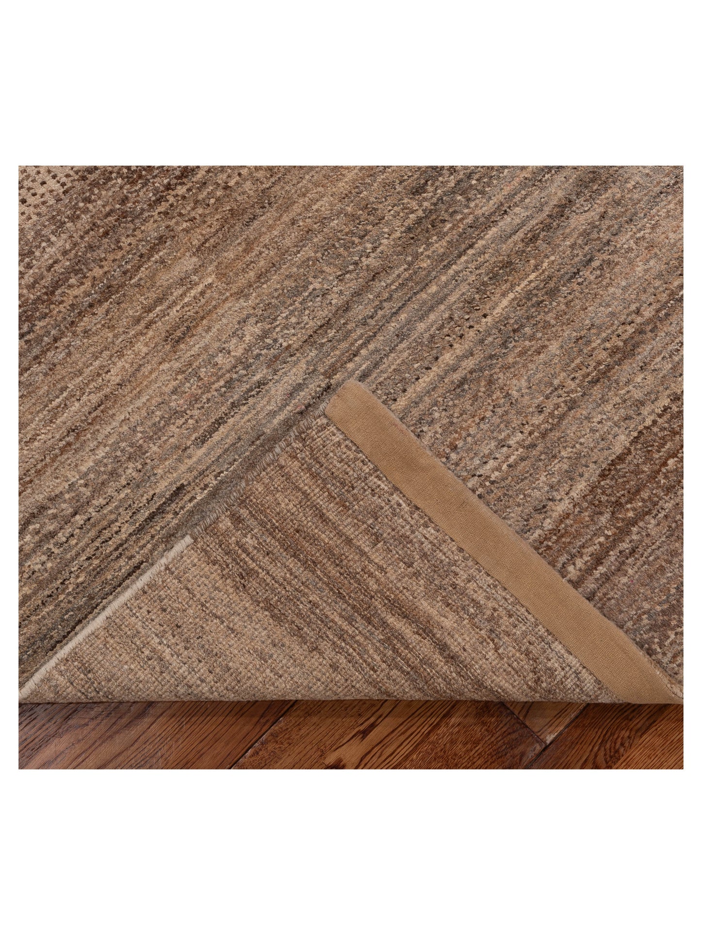 Tibetino 154034 Brown Brown 3x5.2 Hand Knotted Rug