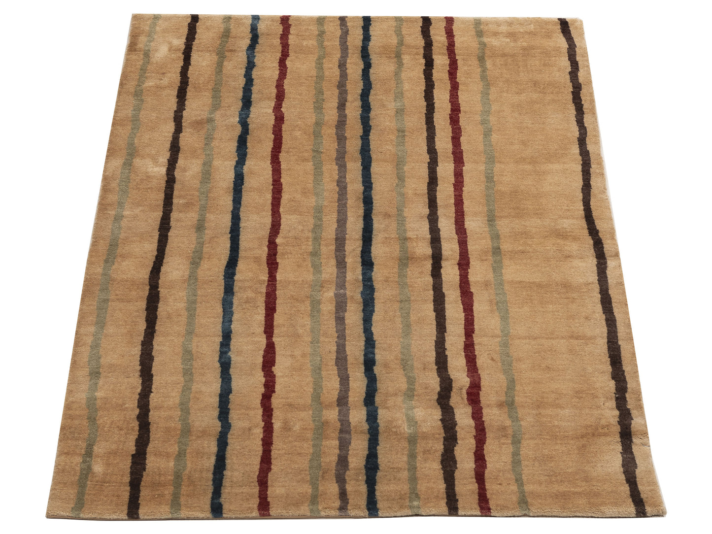 Tibetino 154035 Multi Multi 3.7x5.6 Hand Knotted Rug