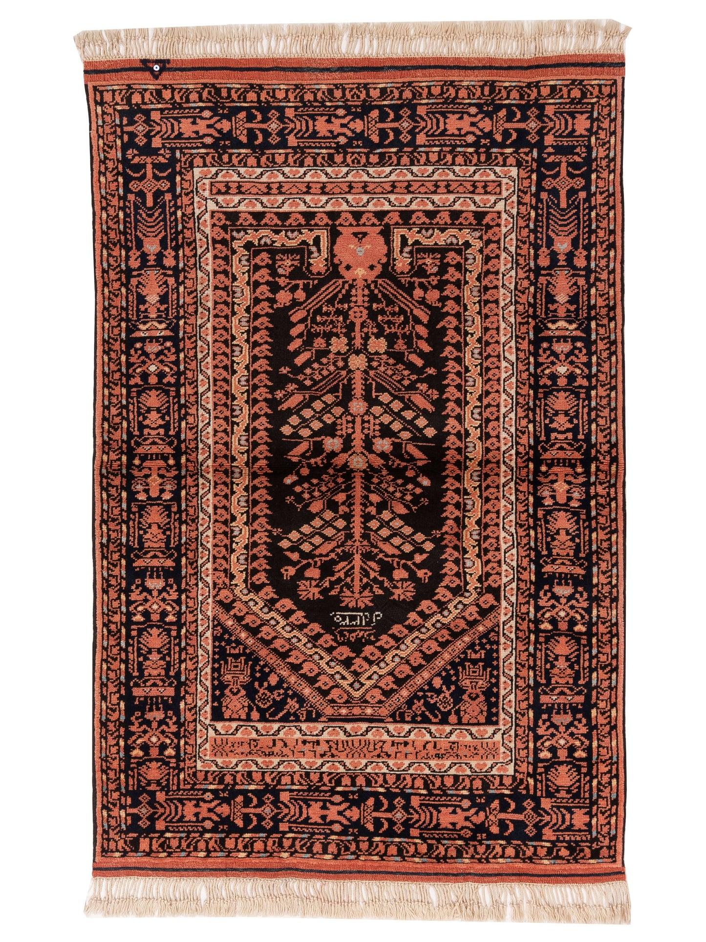 Pasha Turkish Shirwan Black Orange Transitional