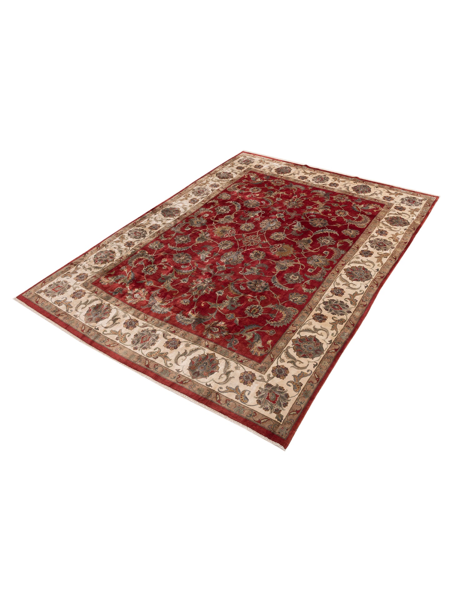 Imperial 154056 Red Ivory 8.10x12.4 Hand Knotted Rug