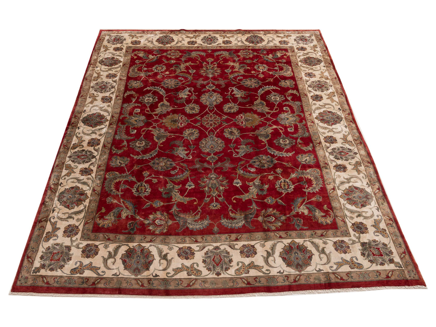 Imperial 154056 Red Ivory 8.10x12.4 Hand Knotted Rug
