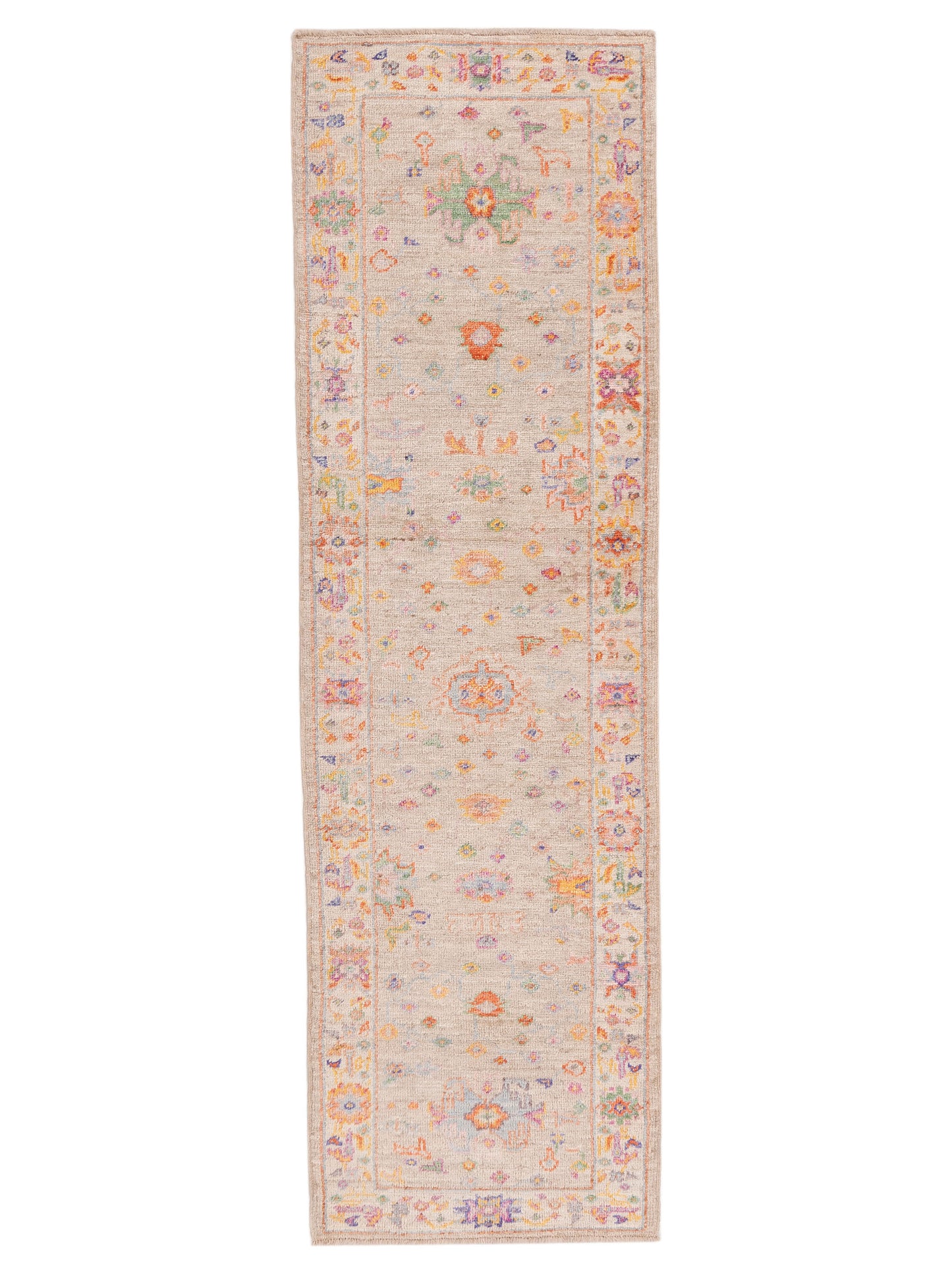 Anadol Angora Oushak  Brown Beige Traditional