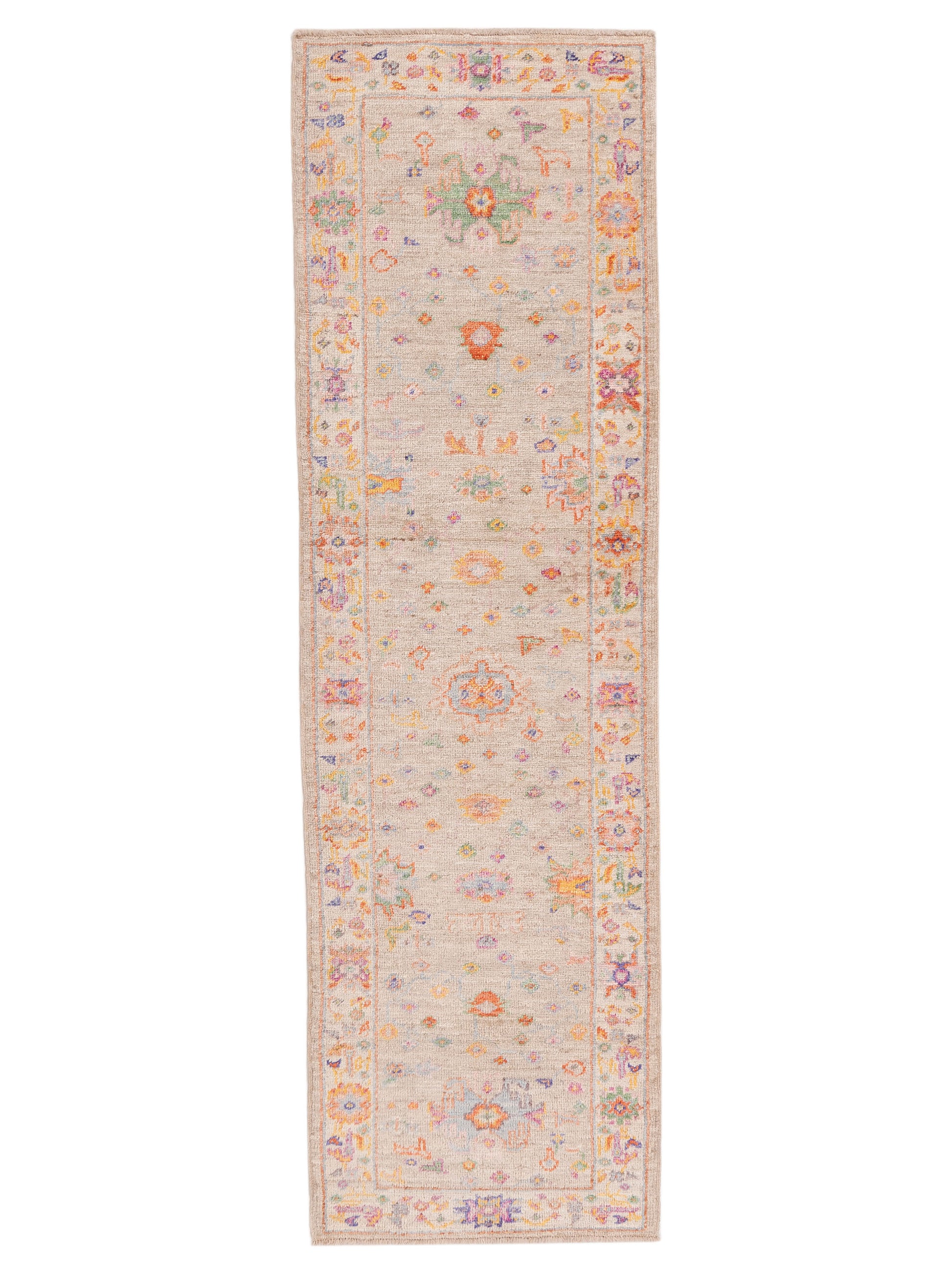 Anadol Angora Oushak  Brown Beige Traditional