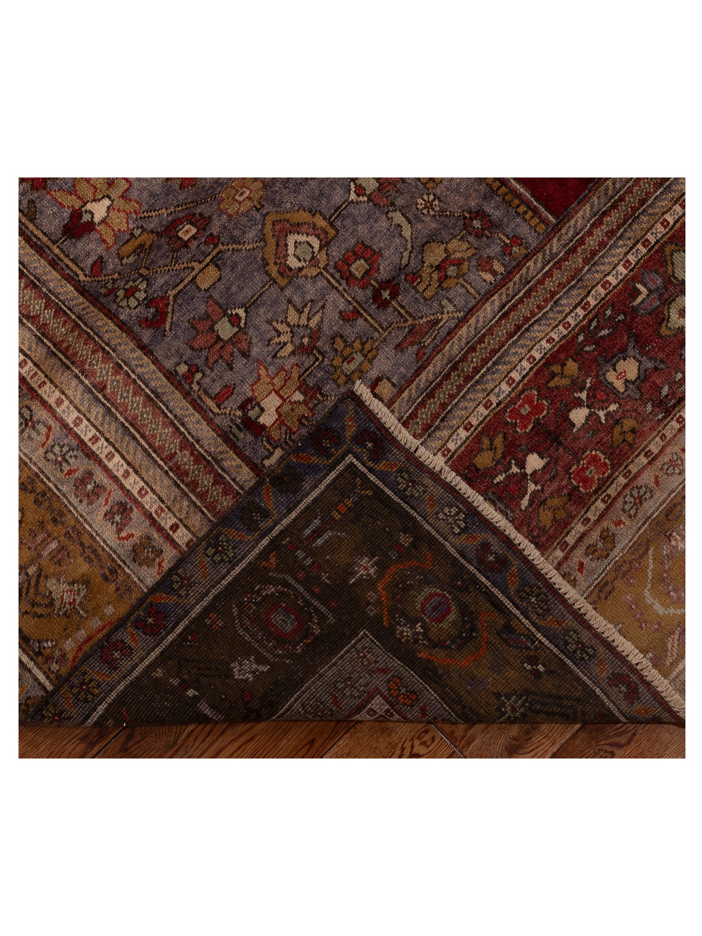 Old Anatolian 154111 Red Brown 7.1x12.2 Hand Knotted Rug