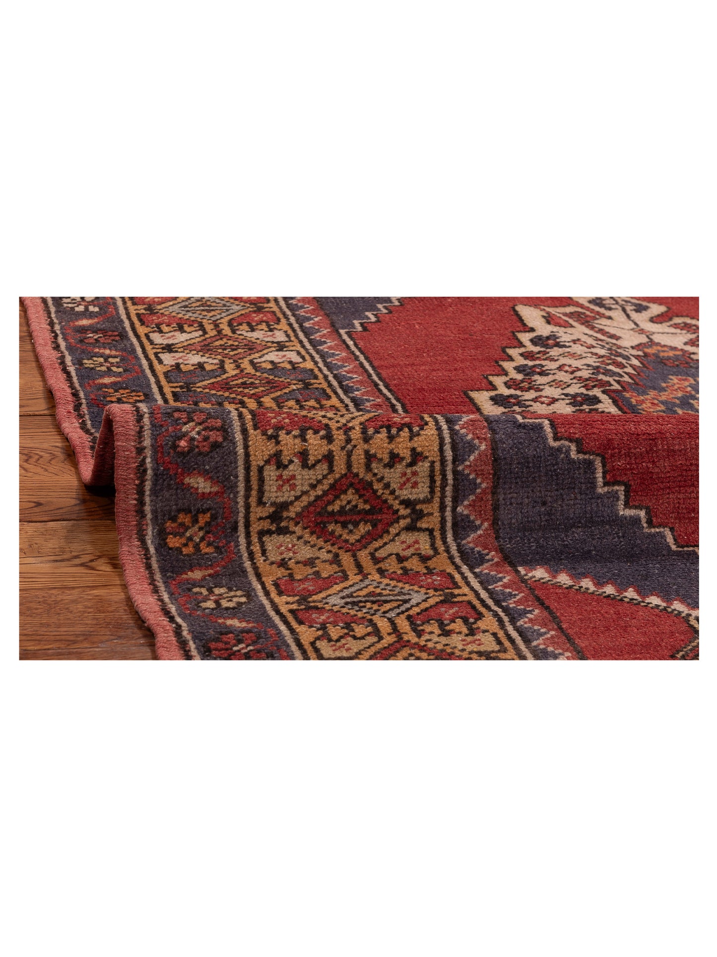 Old Anatolian 154117 Red Gold 3.11x5.10 Hand Knotted Rug