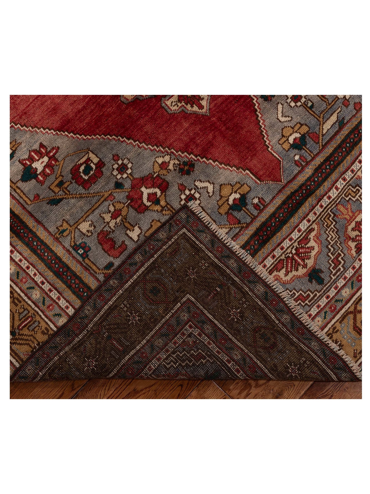Old Anatolian 154125 Red Brown 5.9x10.7 Hand Knotted Rug