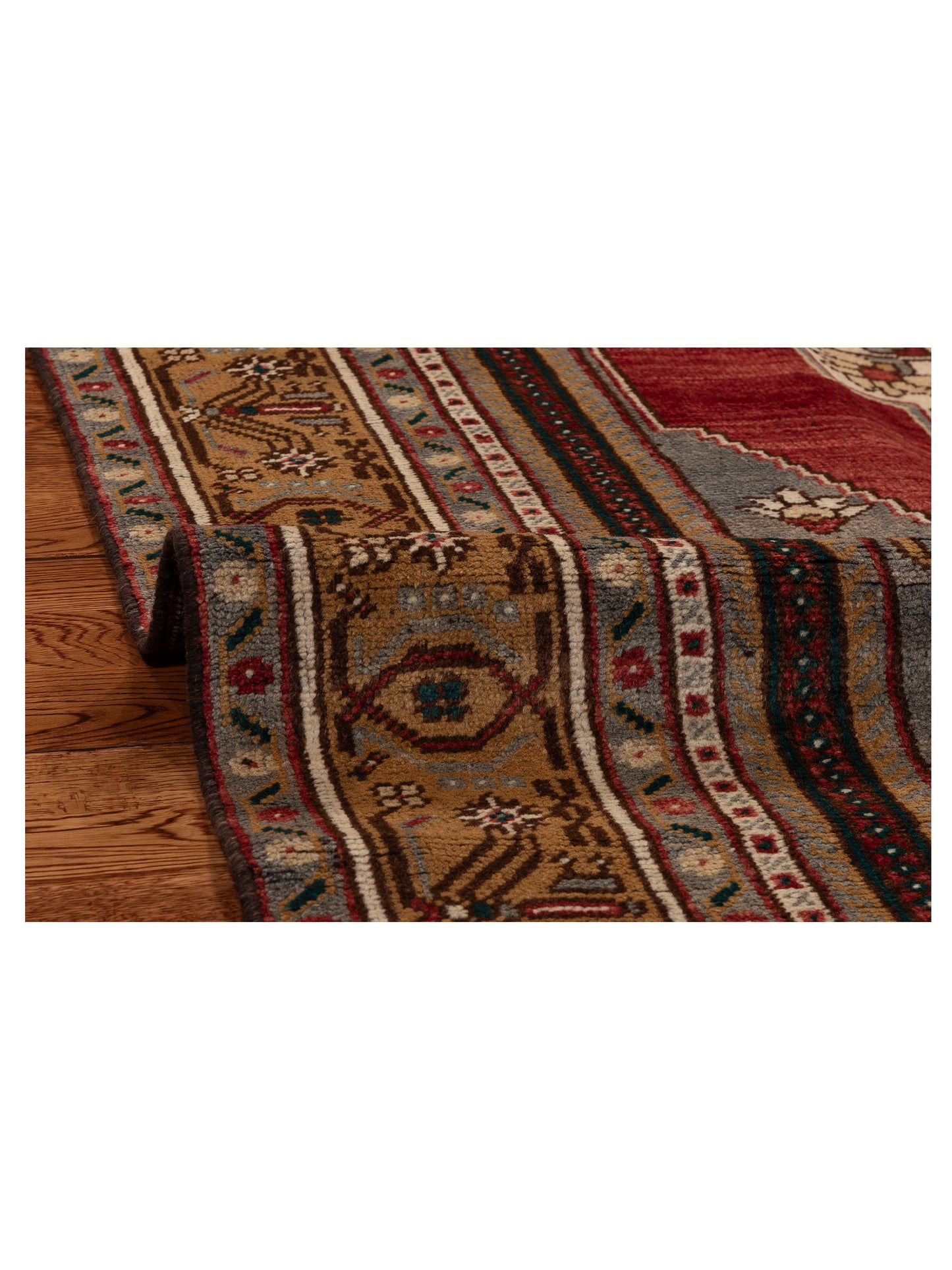 Old Anatolian 154125 Red Brown 5.9x10.7 Hand Knotted Rug