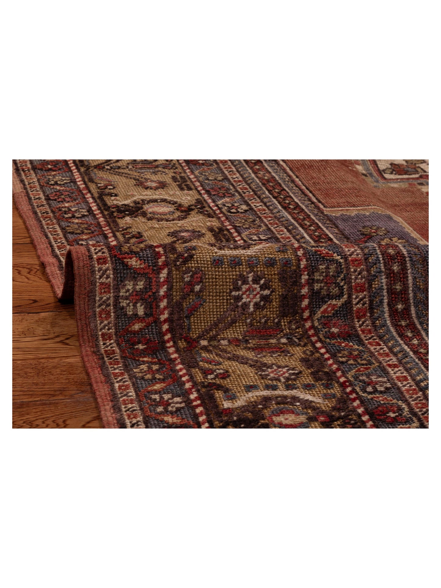 Old Anatolian 154126 Red Brown 6.9x11.4 Hand Knotted Rug