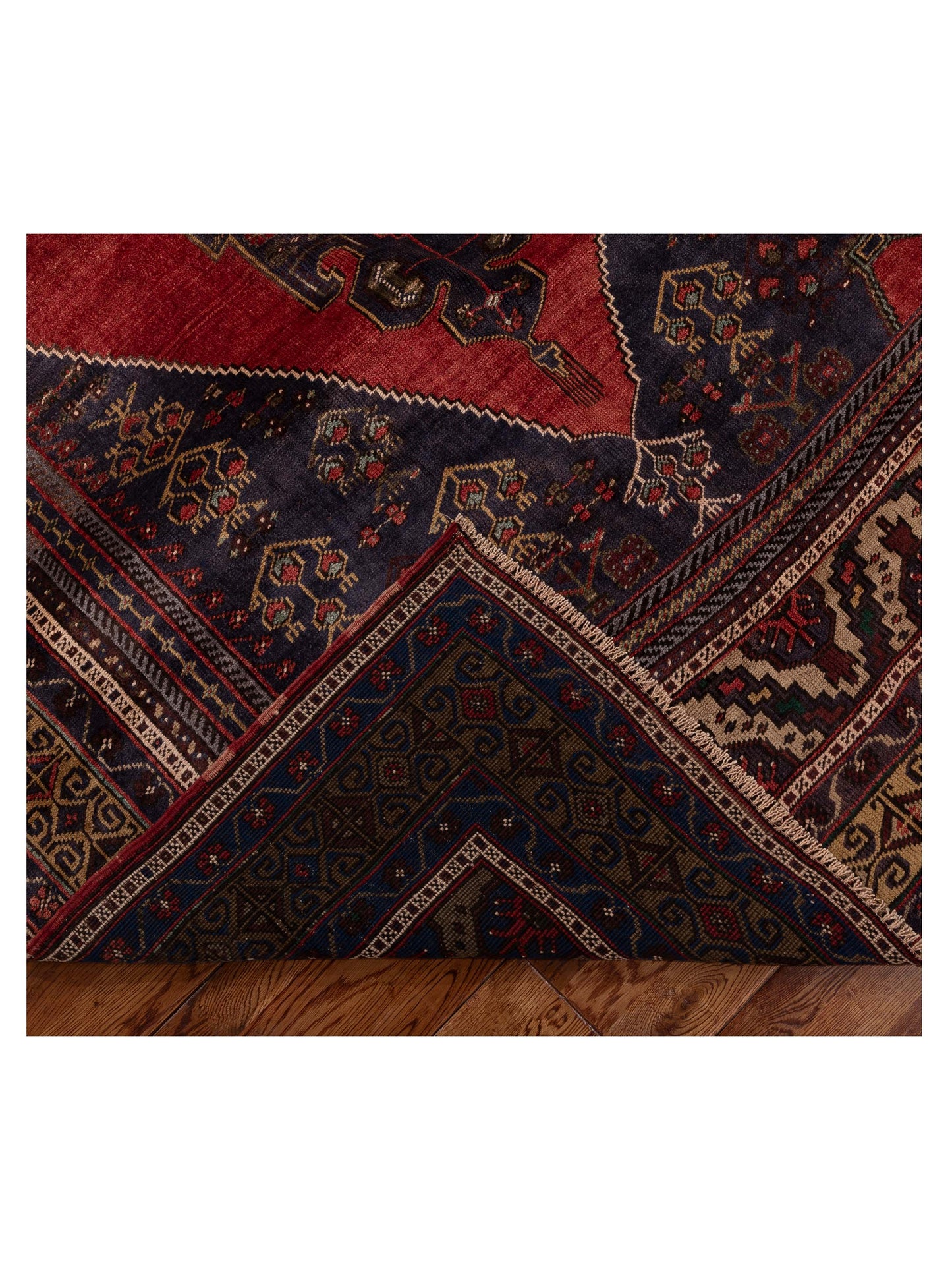Old Anatolian 154127 Red Brown 5.8x10.4 Hand Knotted Rug