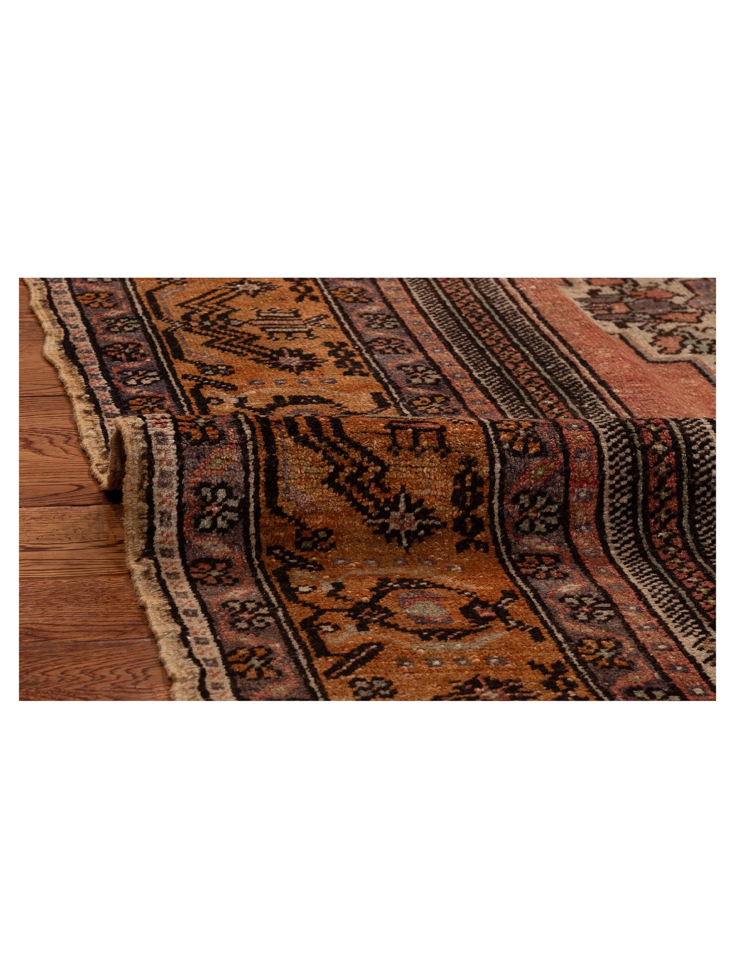 Old Anatolian 154131 Rust Gold 5.10x9.2 Hand Knotted Rug