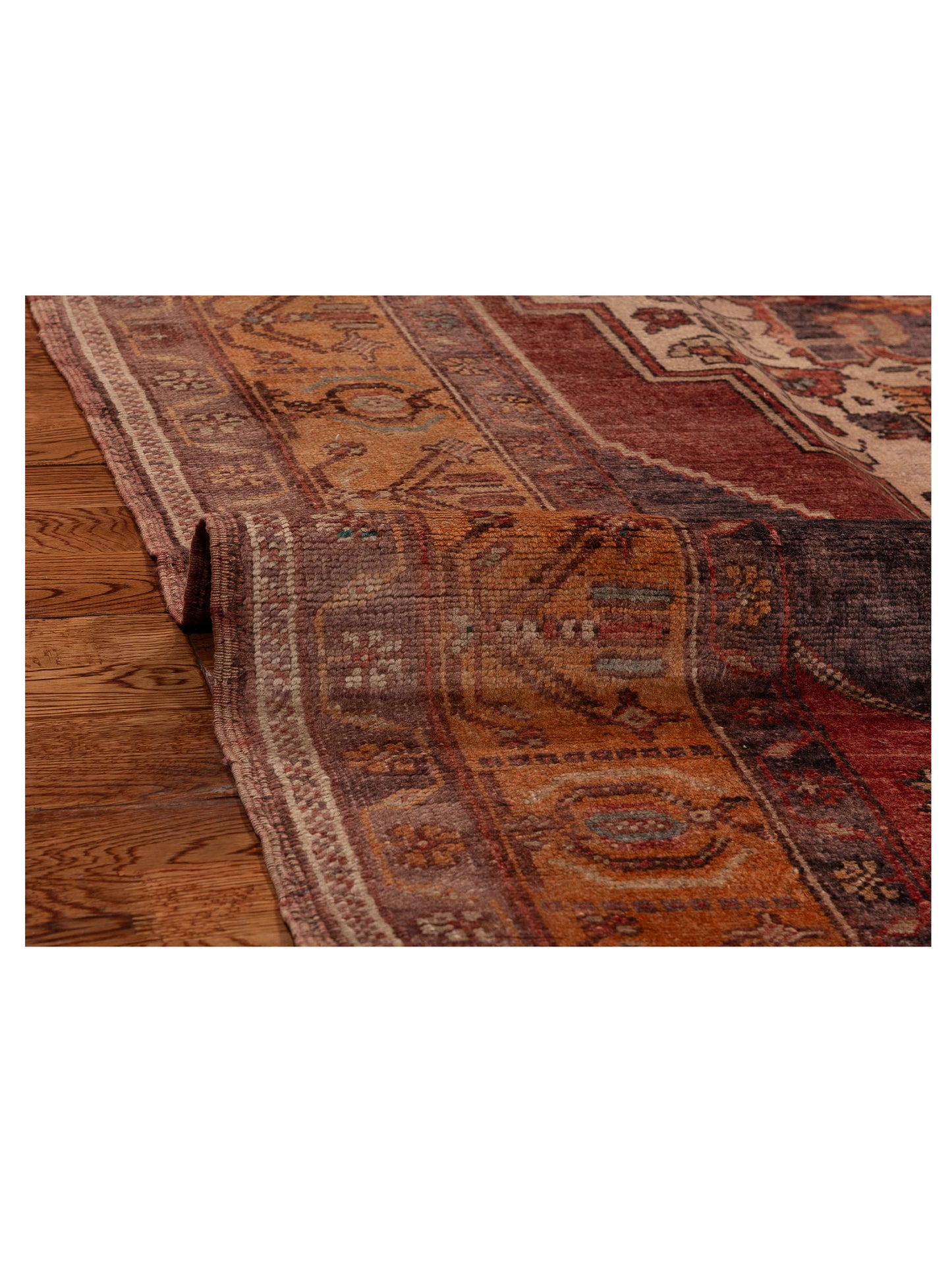 Old Anatolian 154133 Rust Gold 5.8x10.3 Hand Knotted Rug