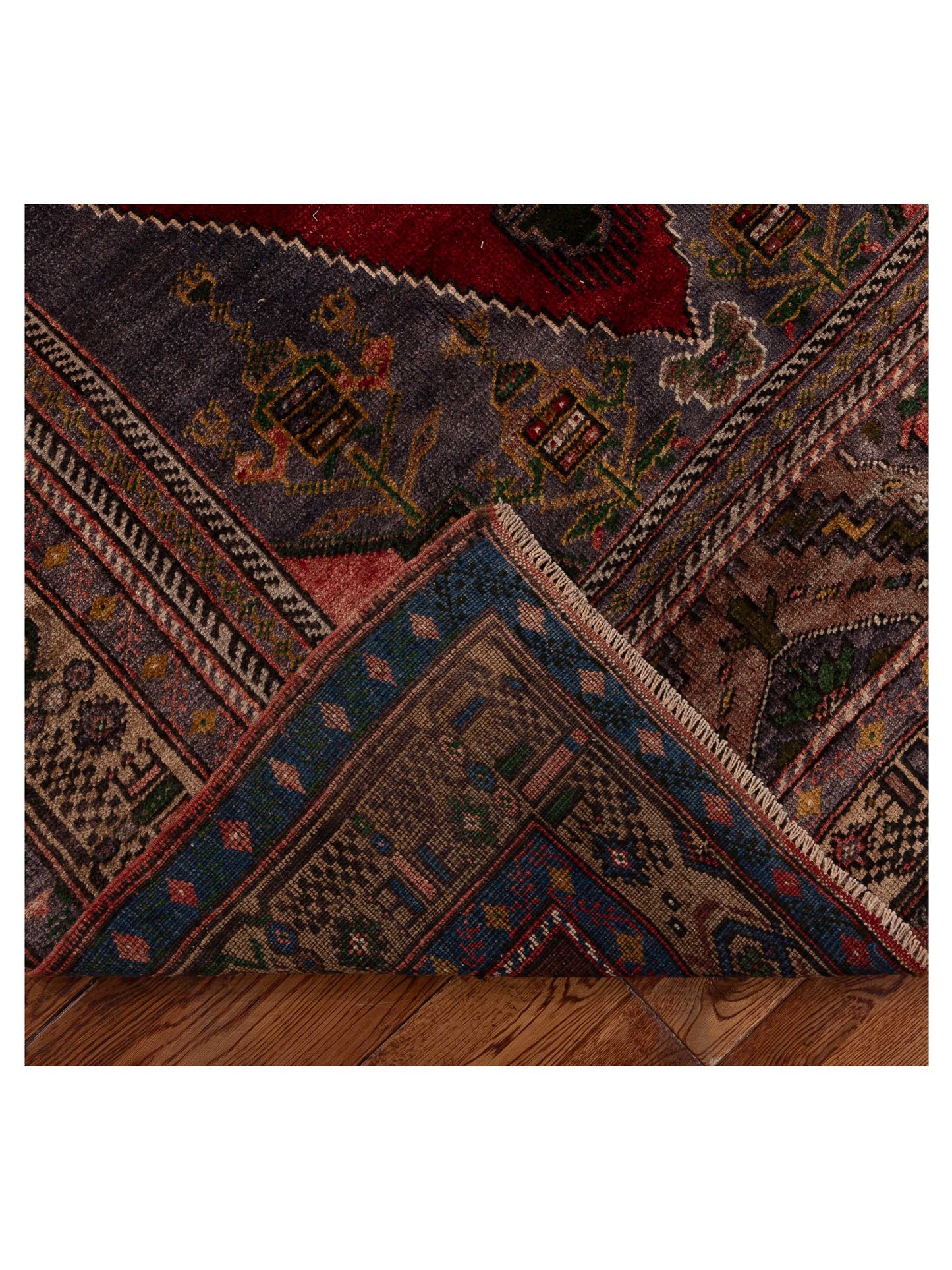 Old Anatolian 154134 Red Brown 5.3x9.3 Hand Knotted Rug