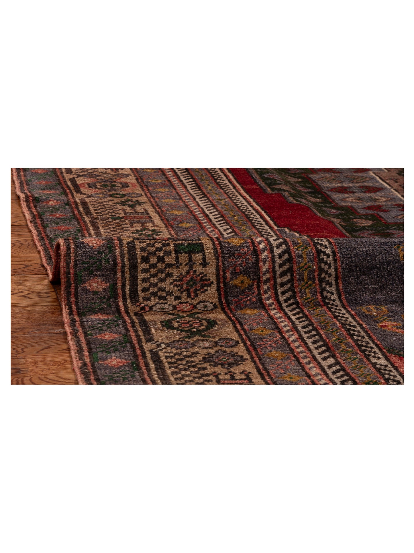 Old Anatolian 154134 Red Brown 5.3x9.3 Hand Knotted Rug