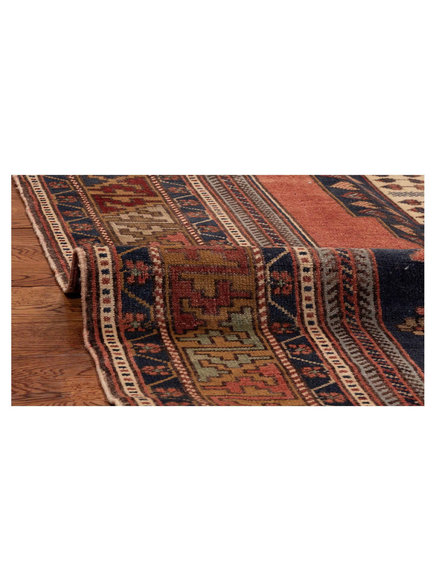 Old Anatolian 154135 Rust Brown 5.3x9.7 Hand Knotted Rug