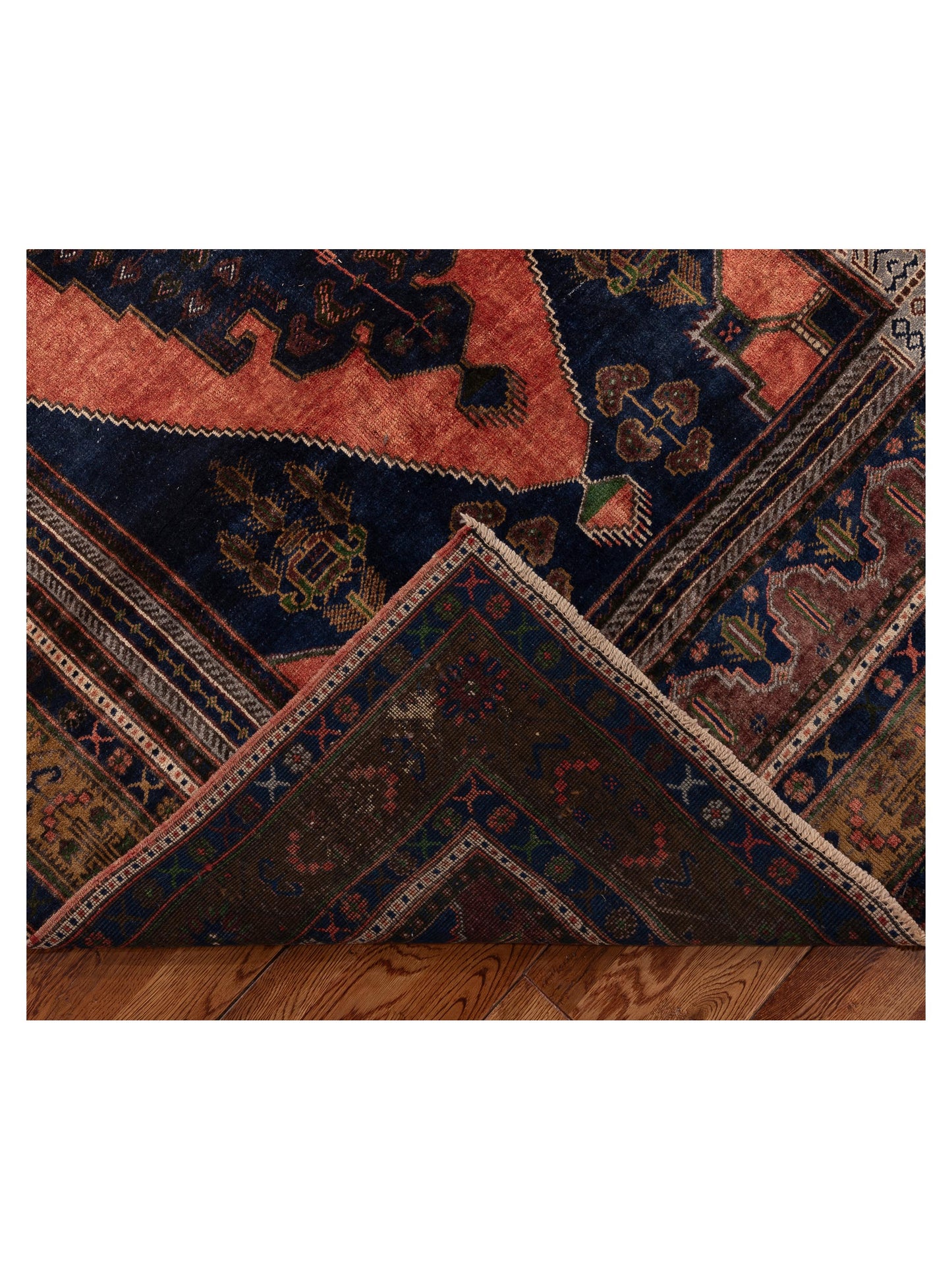 Old Anatolian 154136 Rust Brown 5.4x10.4 Hand Knotted Rug