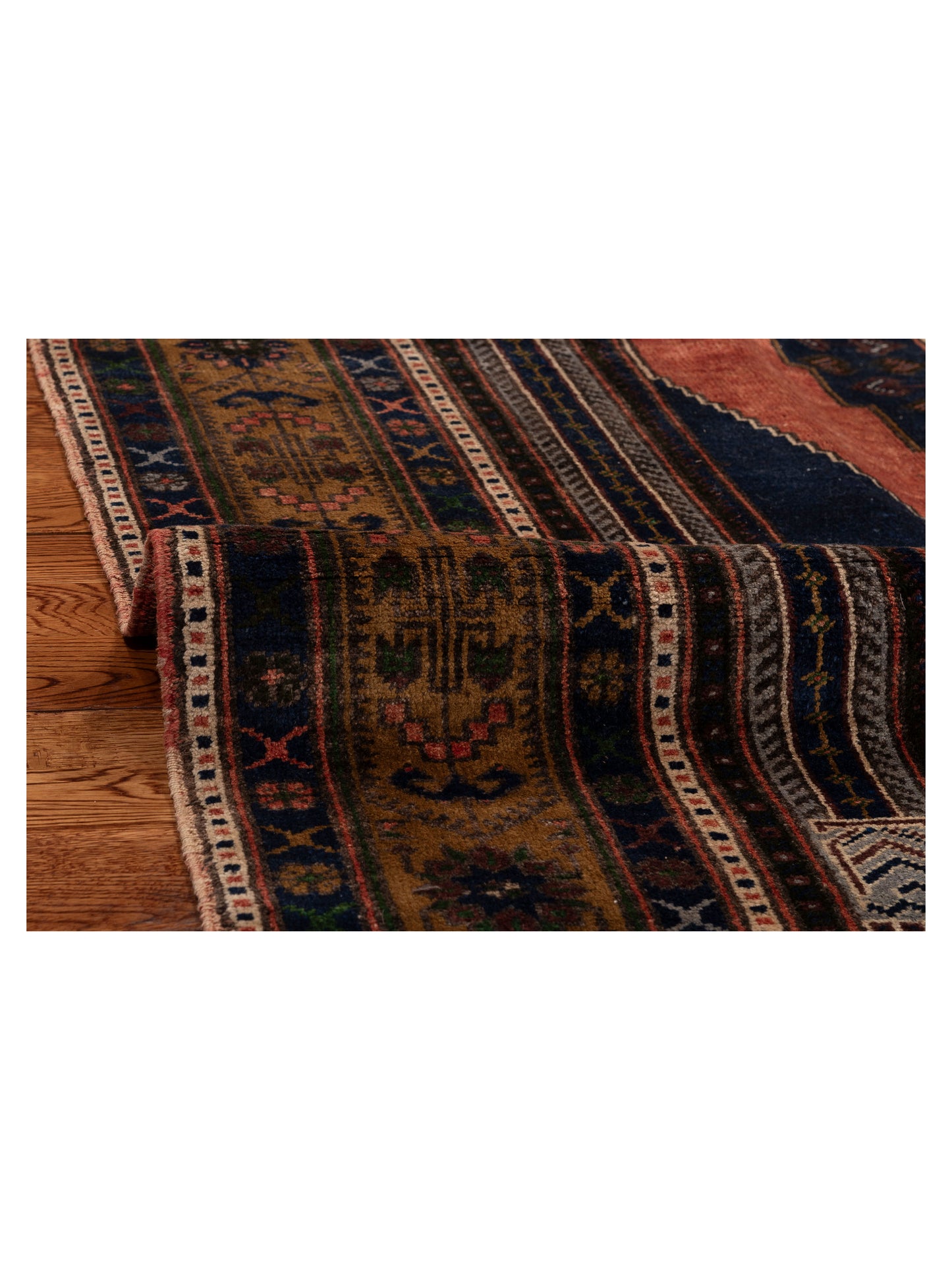 Old Anatolian 154136 Rust Brown 5.4x10.4 Hand Knotted Rug