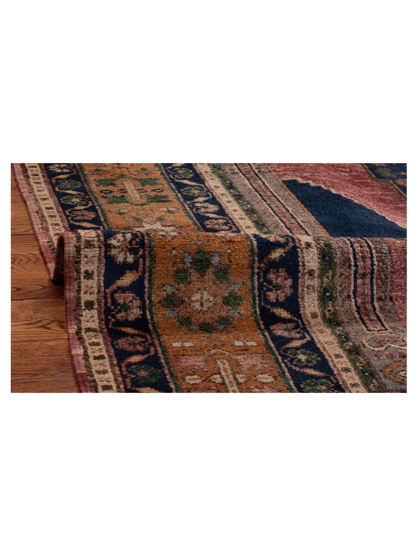 Old Anatolian 154138 Red Gold 5.3x10.1 Hand Knotted Rug