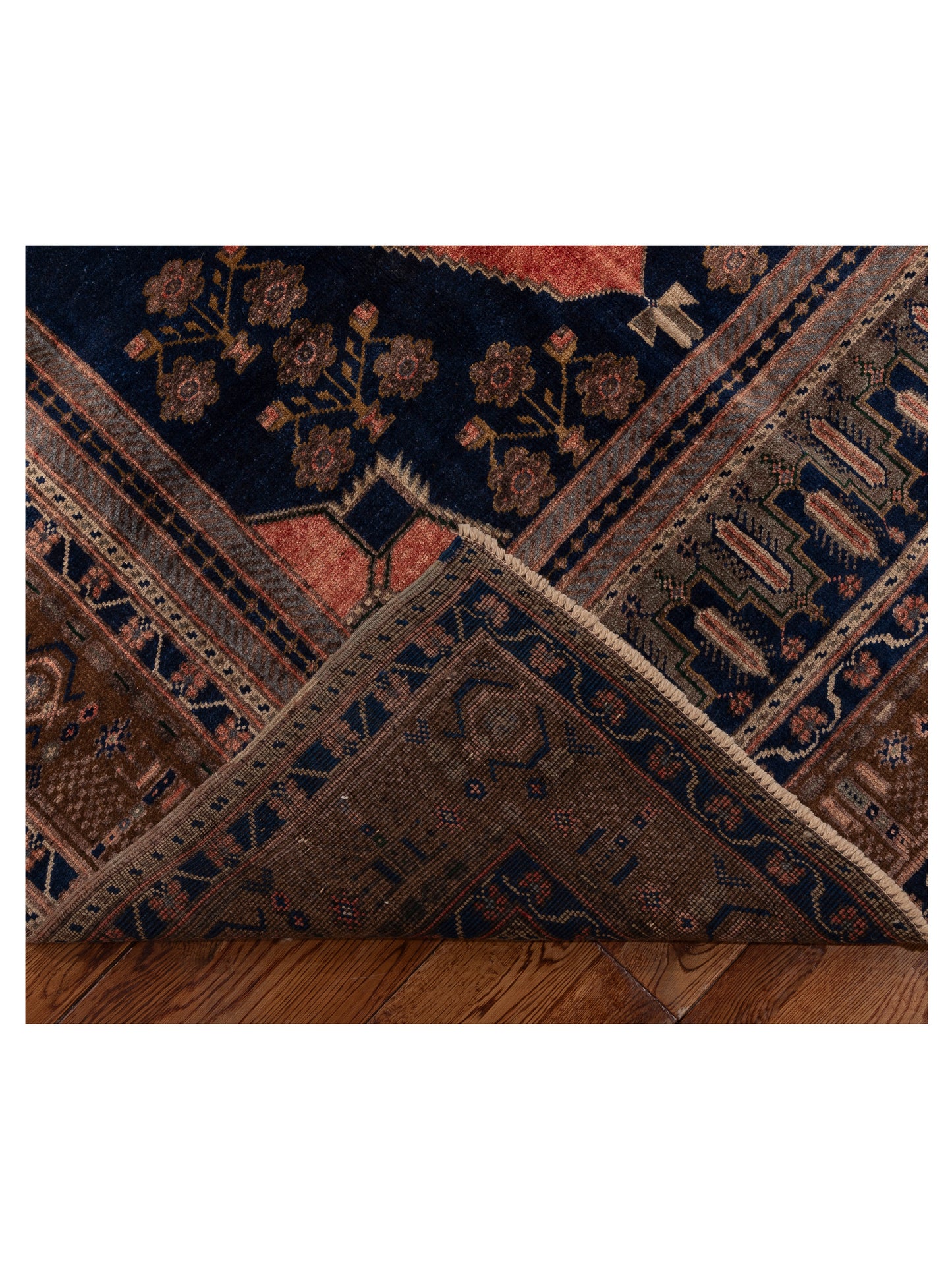 Old Anatolian 154140 Rust Brown 5.9x10.2 Hand Knotted Rug