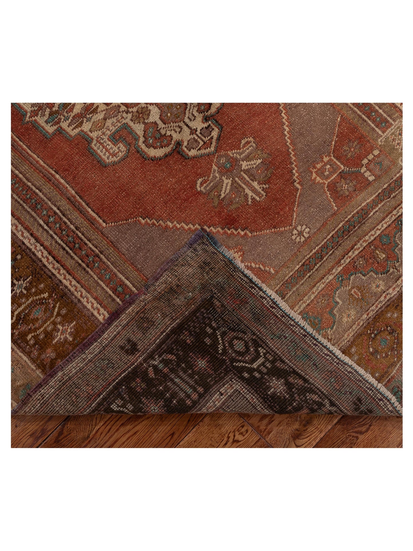 Old Anatolian 154143 Rust Brown 4.8x6.10 Hand Knotted Rug