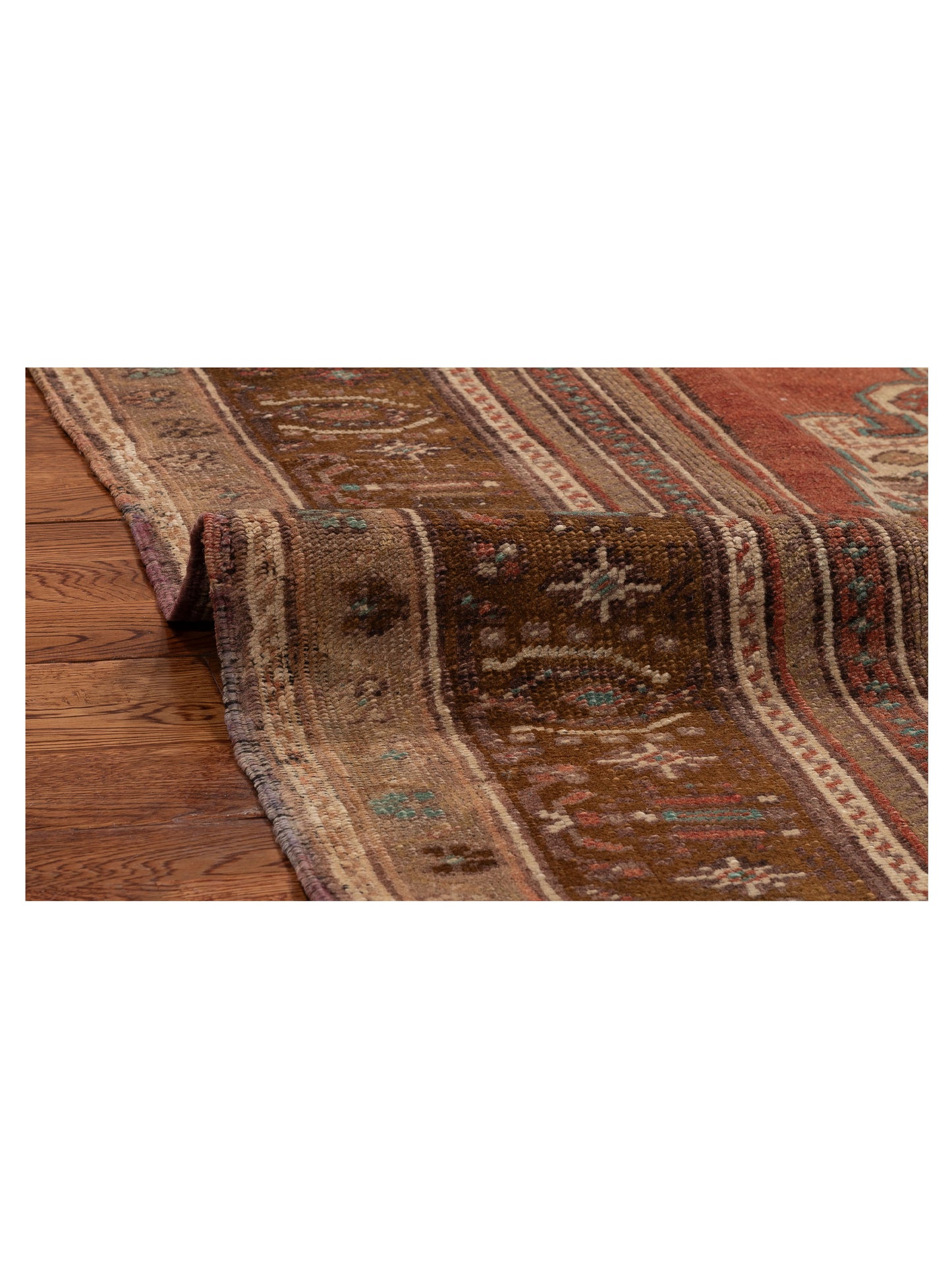 Old Anatolian 154143 Rust Brown 4.8x6.10 Hand Knotted Rug