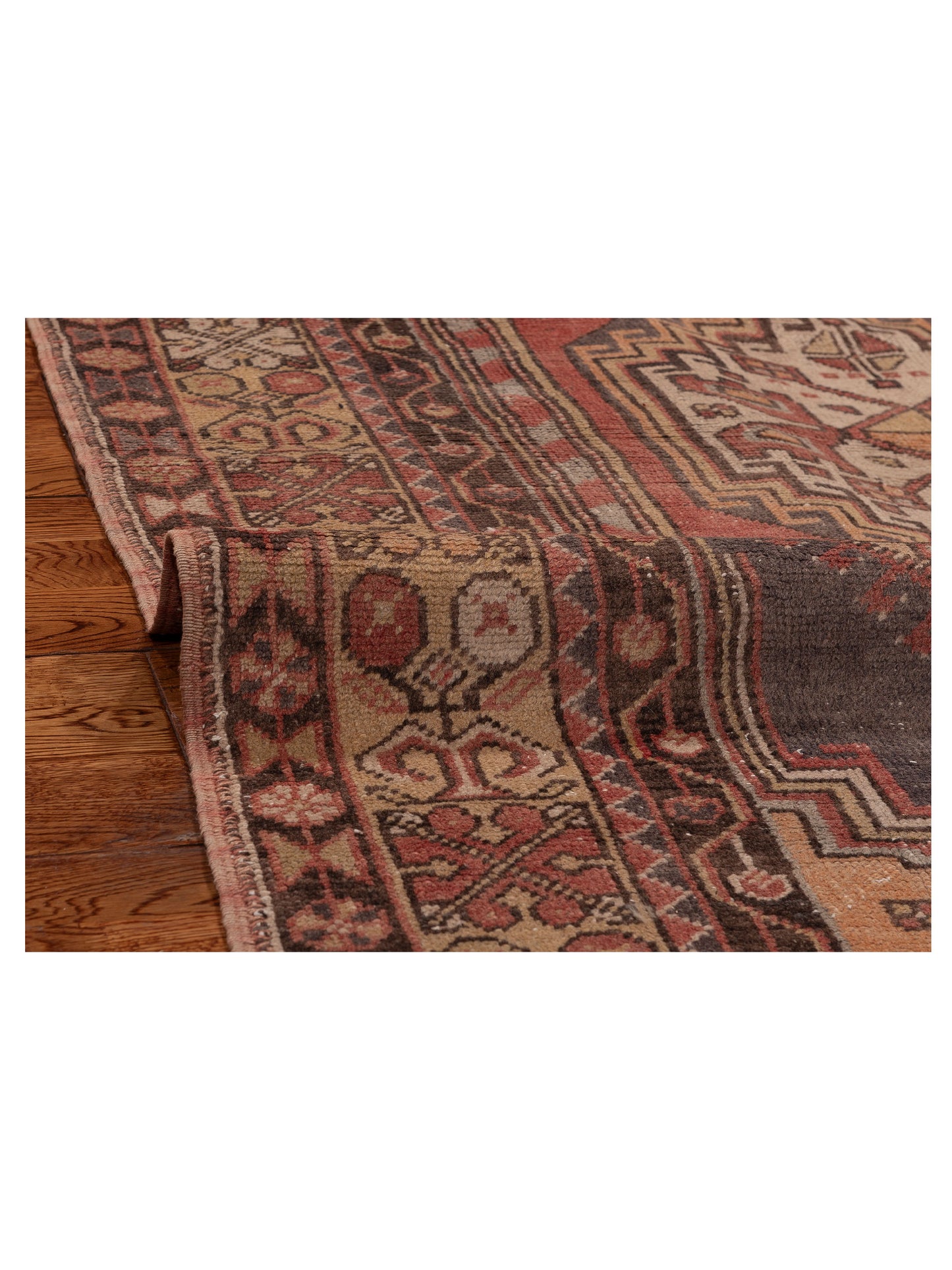 Old Anatolian 154144 Rust Gold 4.1x7.2 Hand Knotted Rug