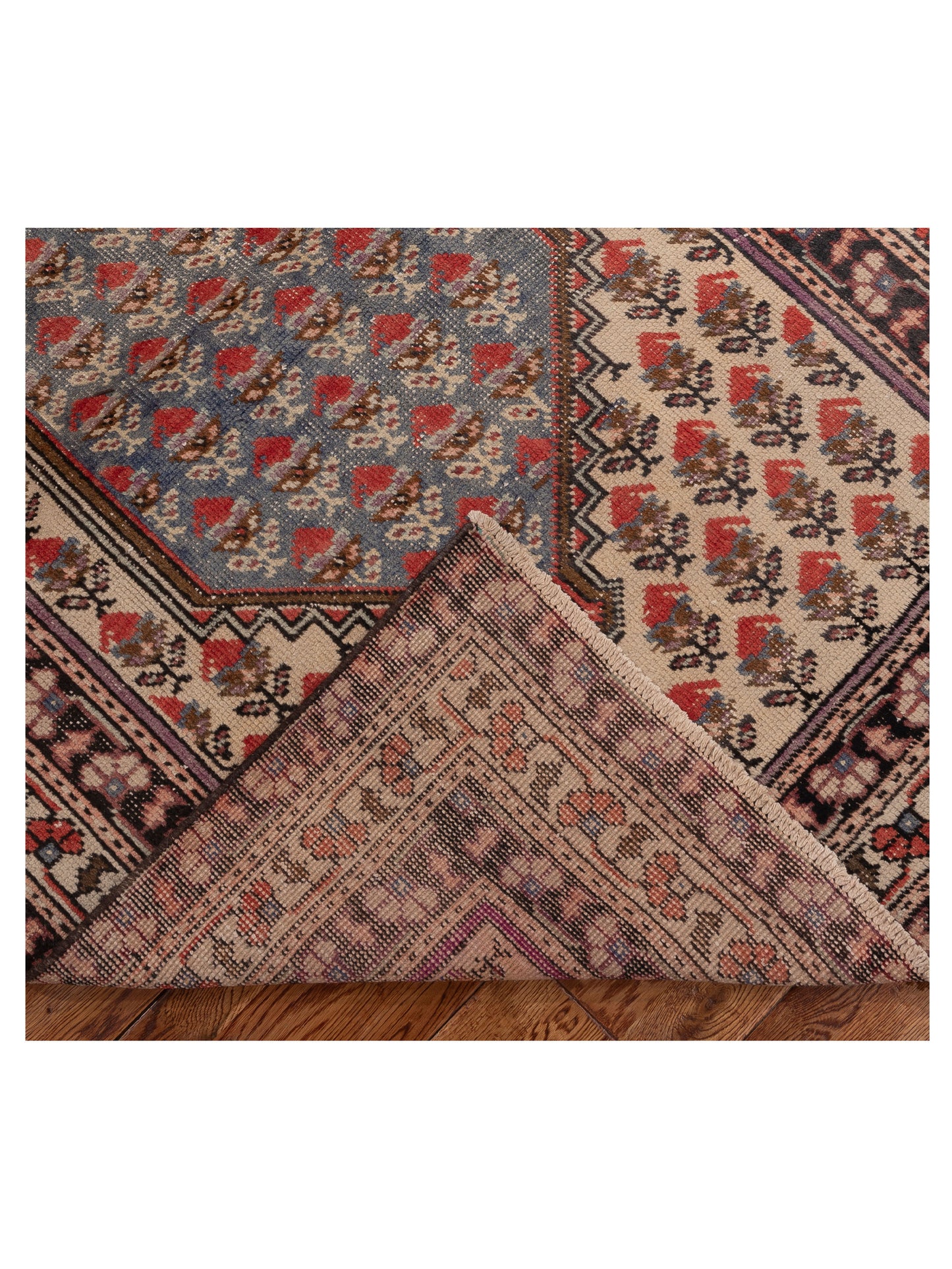 Old Anatolian 154145 Ivory Brown 4.3x6.11 Hand Knotted Rug