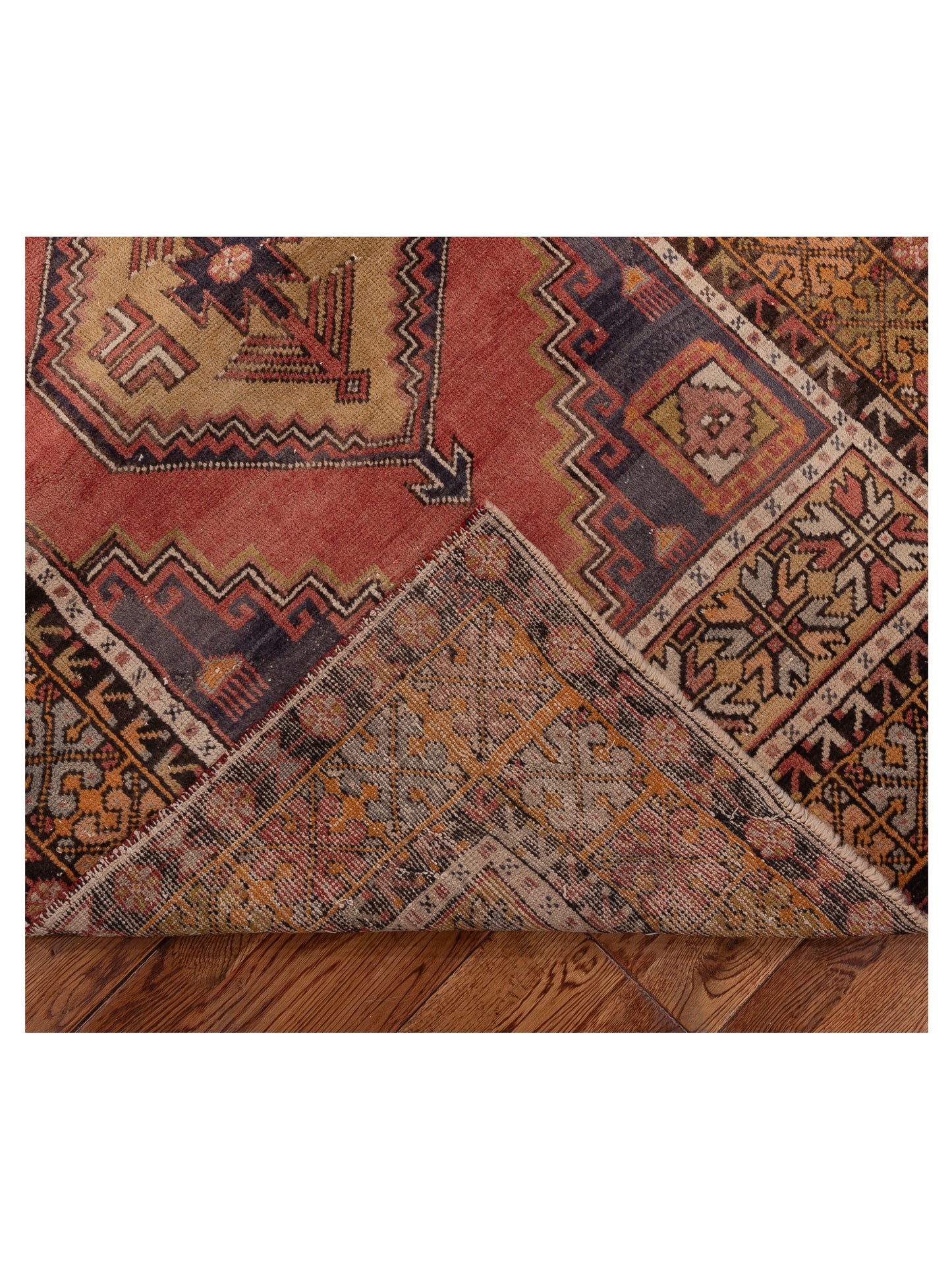 Old Anatolian 154146 Rust Gold 3.8x6 Hand Knotted Rug