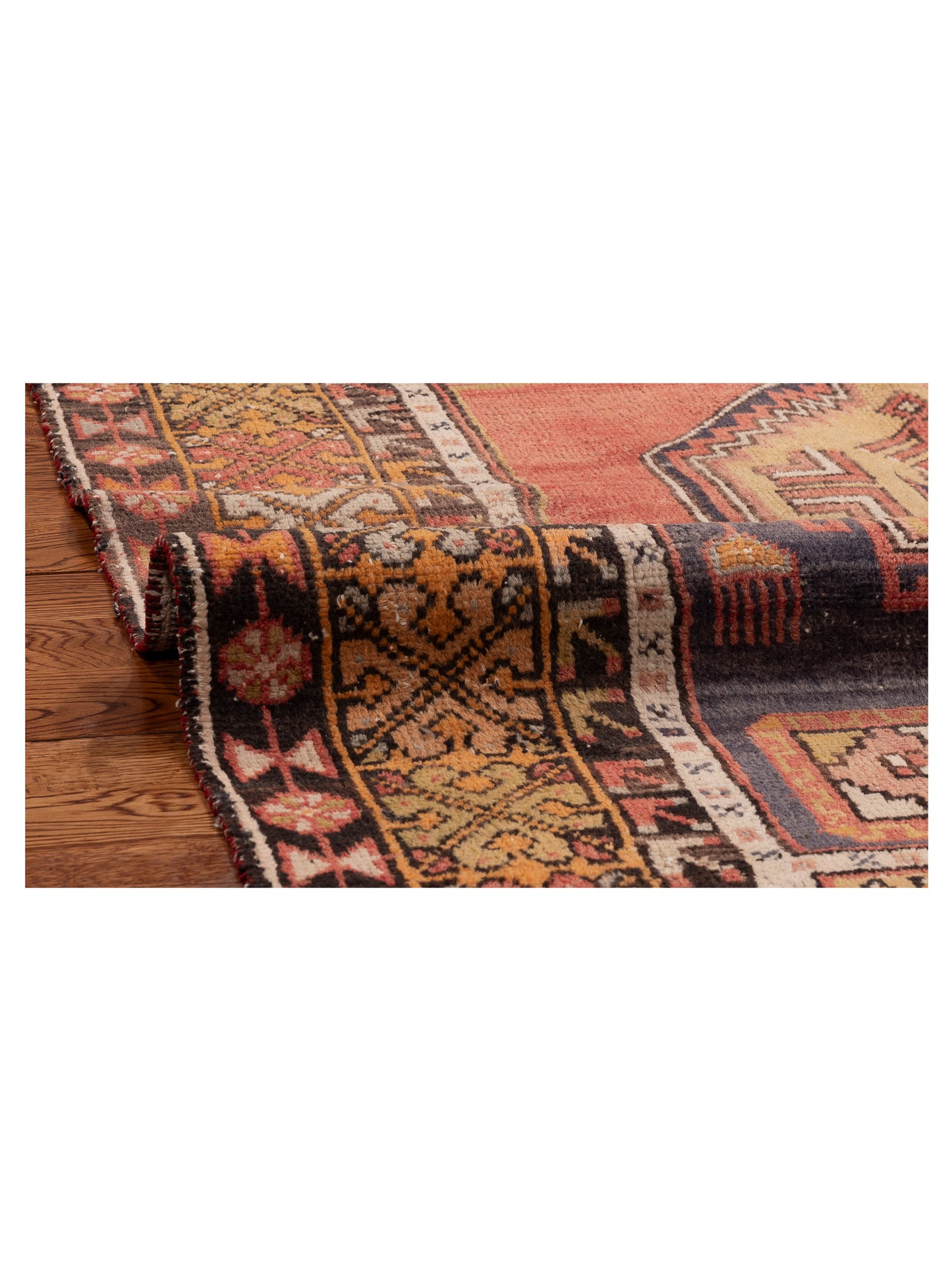 Old Anatolian 154146 Rust Gold 3.8x6 Hand Knotted Rug