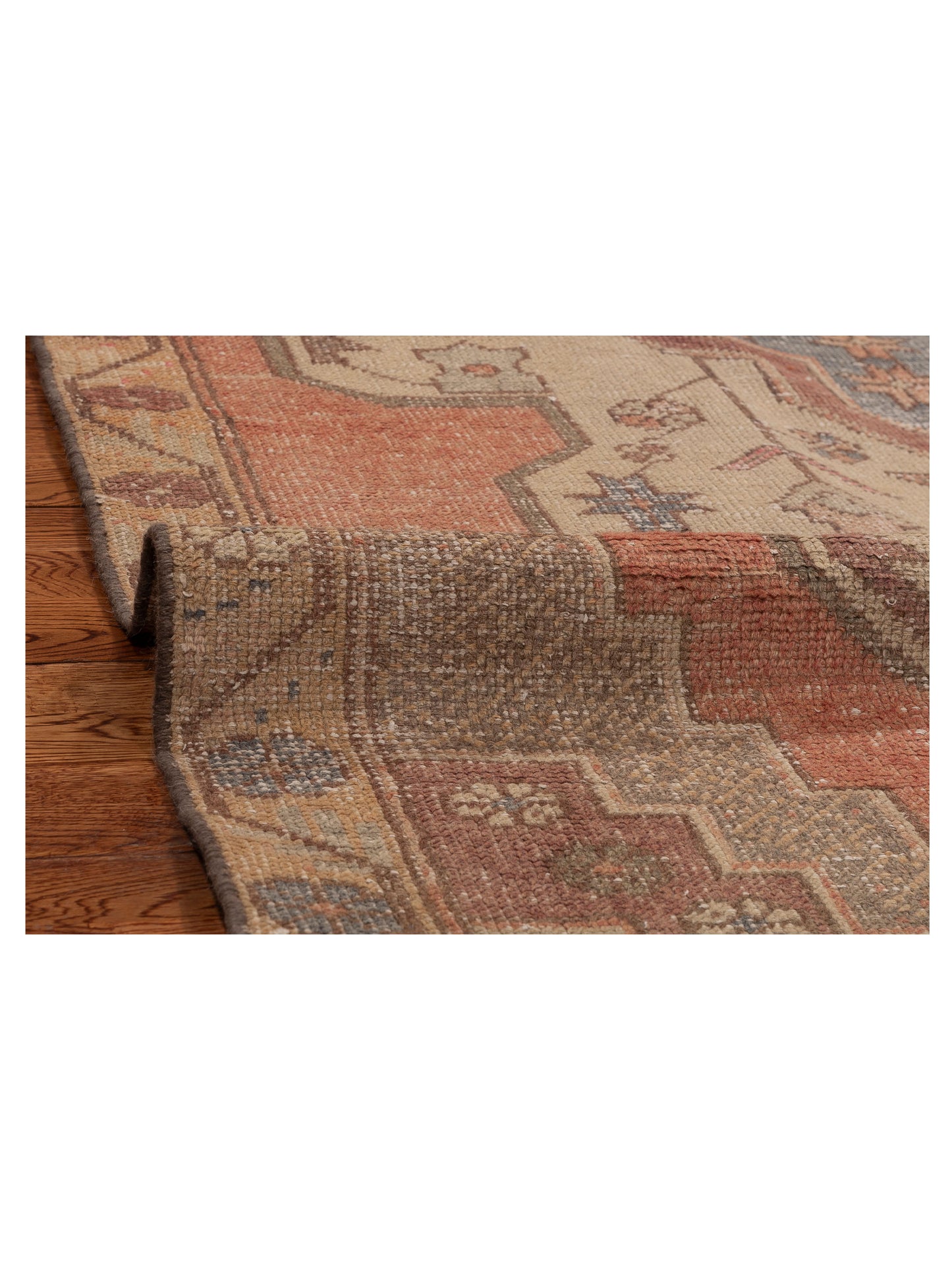Old Anatolian 154148 Pink Gold 4.6x8.11 Hand Knotted Rug
