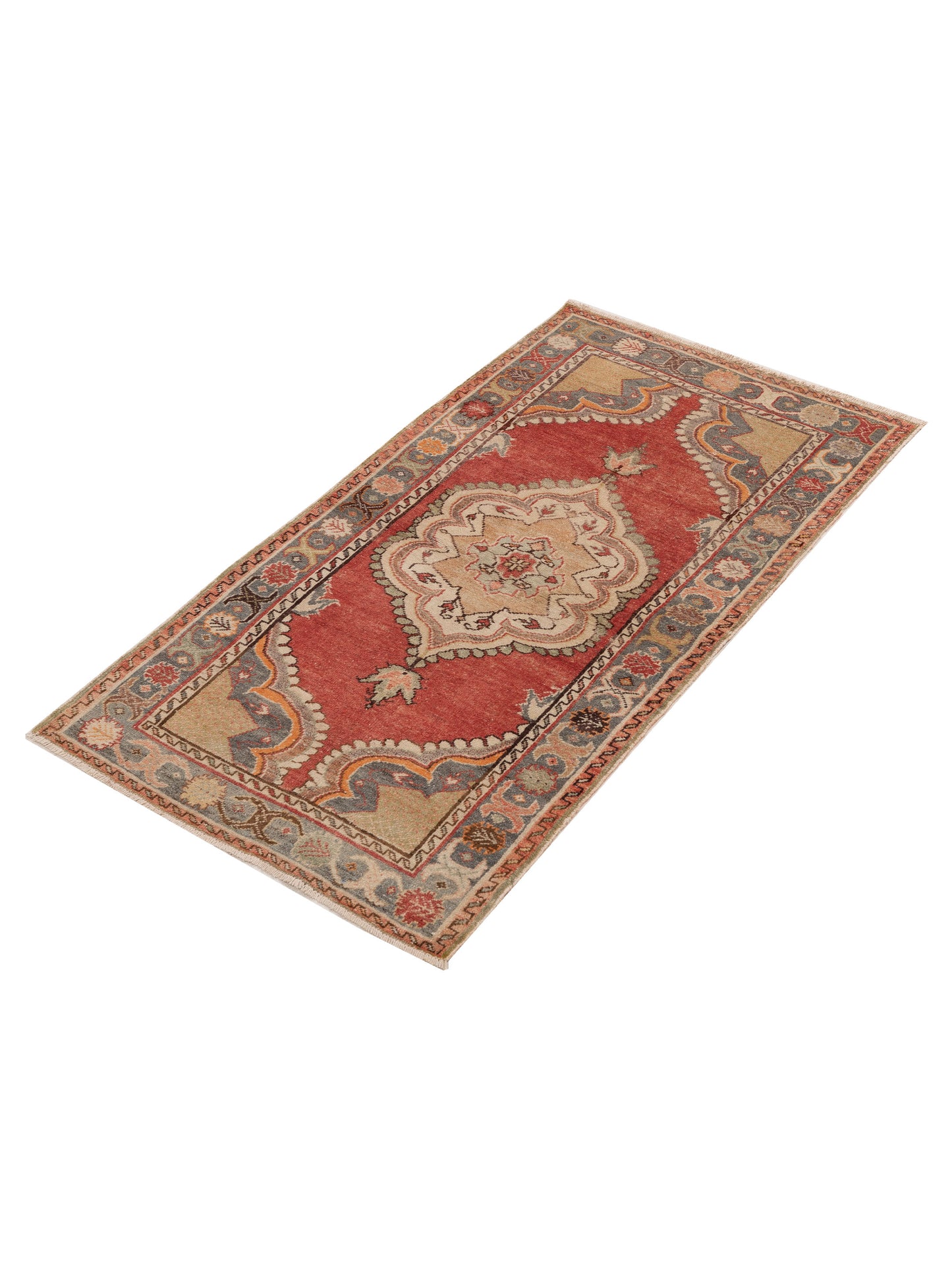 Old Anatolian 154165 Rust Gray 3.2x5.11 Hand Knotted Rug