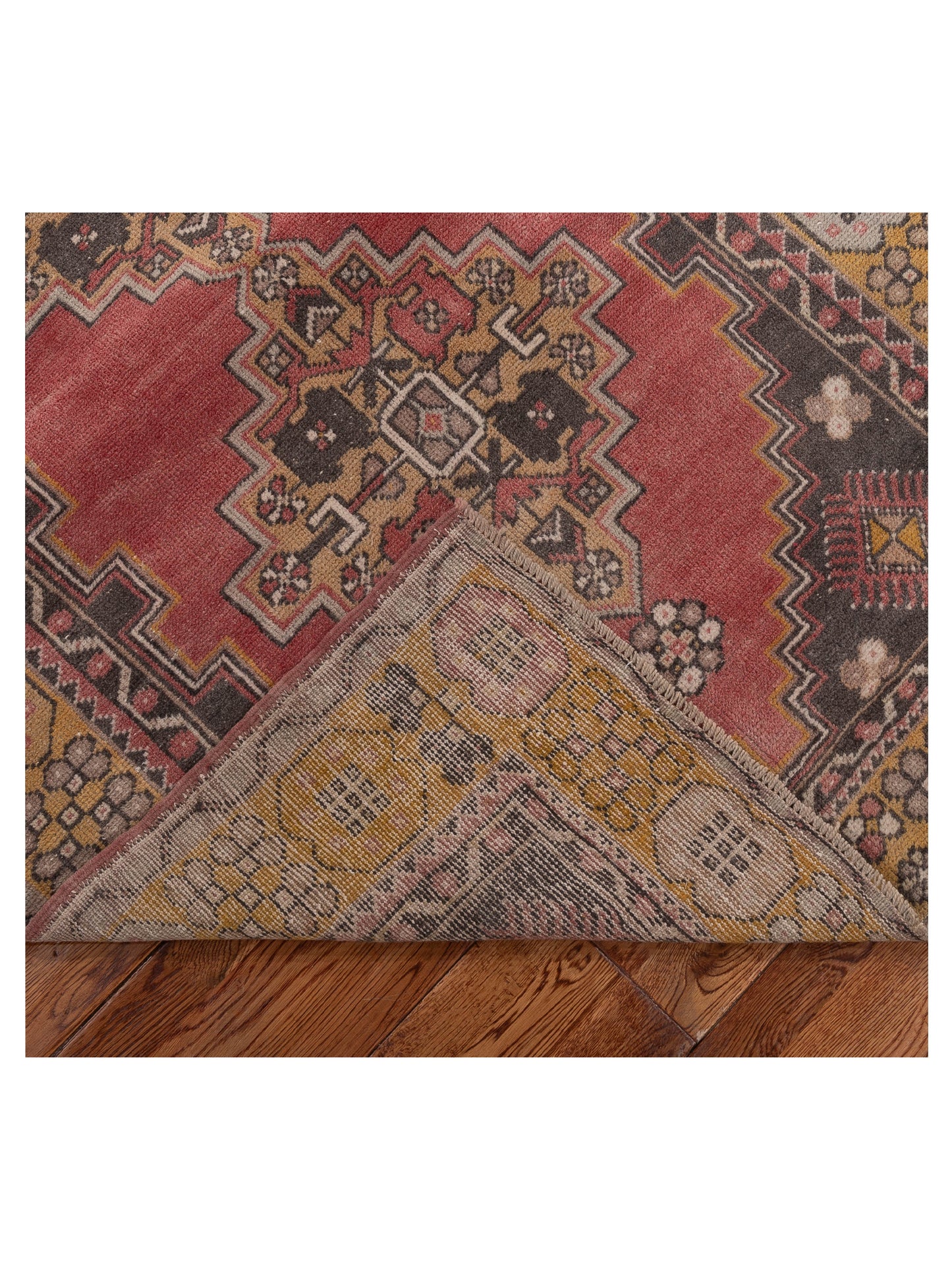 Old Anatolian 154166 Pink Gold 4x6 Hand Knotted Rug