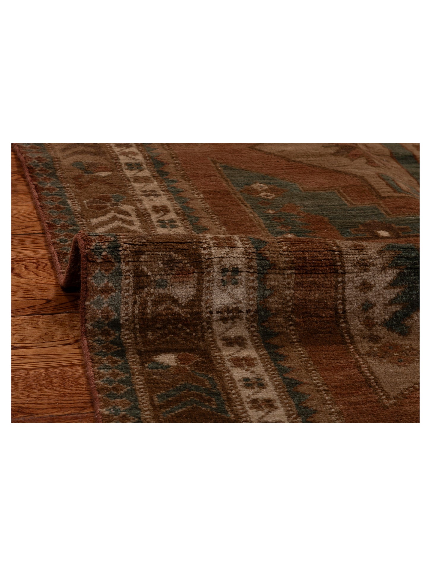 Old Anatolian 154170 Brown Brown 5.1x8.5 Hand Knotted Rug