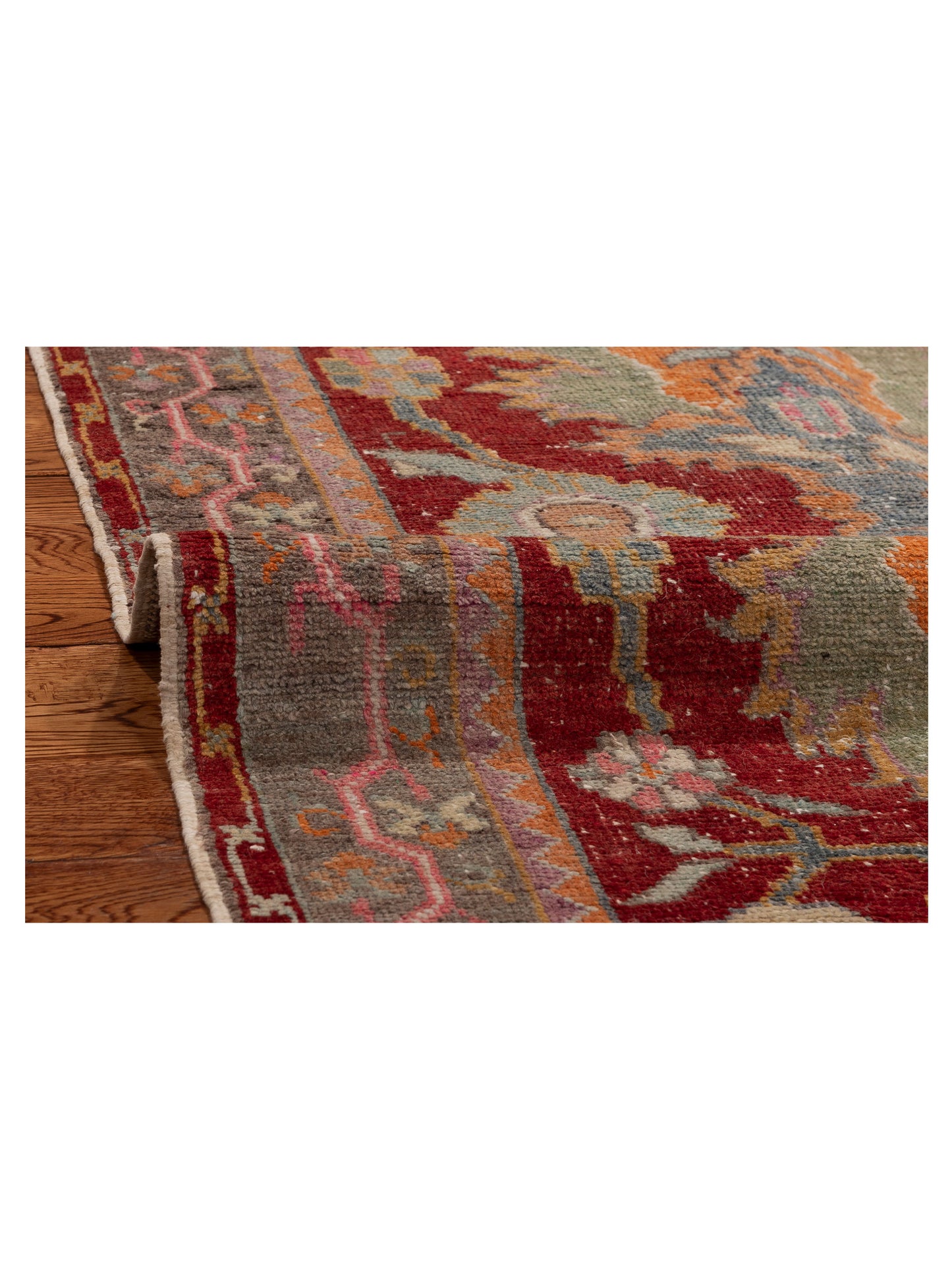 Old Anatolian 154171 Red Brown 3.2x5 Hand Knotted Rug